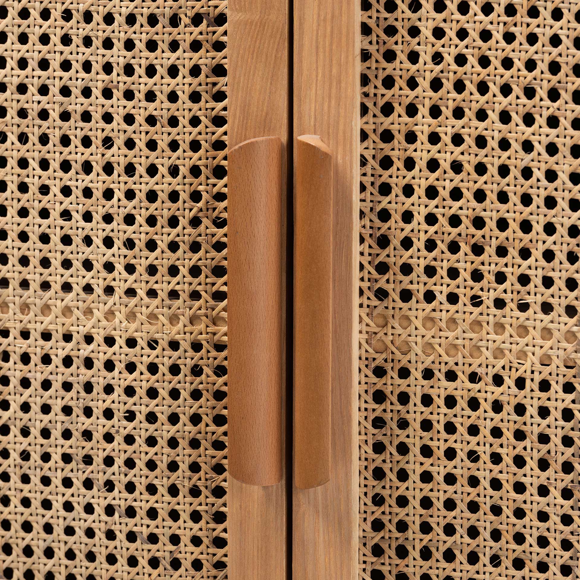 Alyssa 2-Door Storage Cabinet Medium Oak - Image 5
