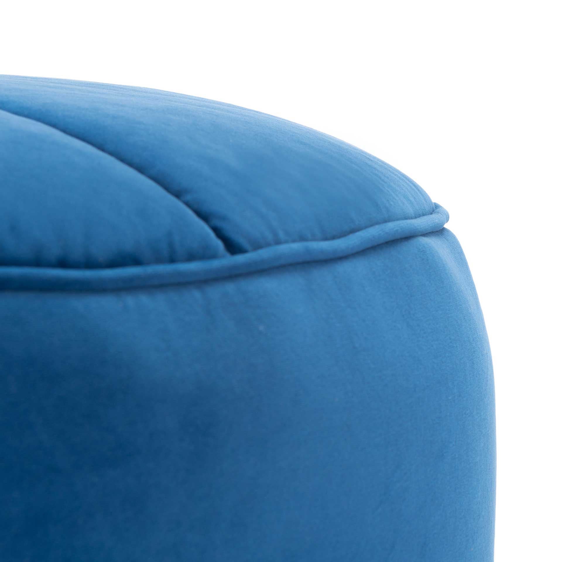 Amada Round Ottoman Navy - Image 2