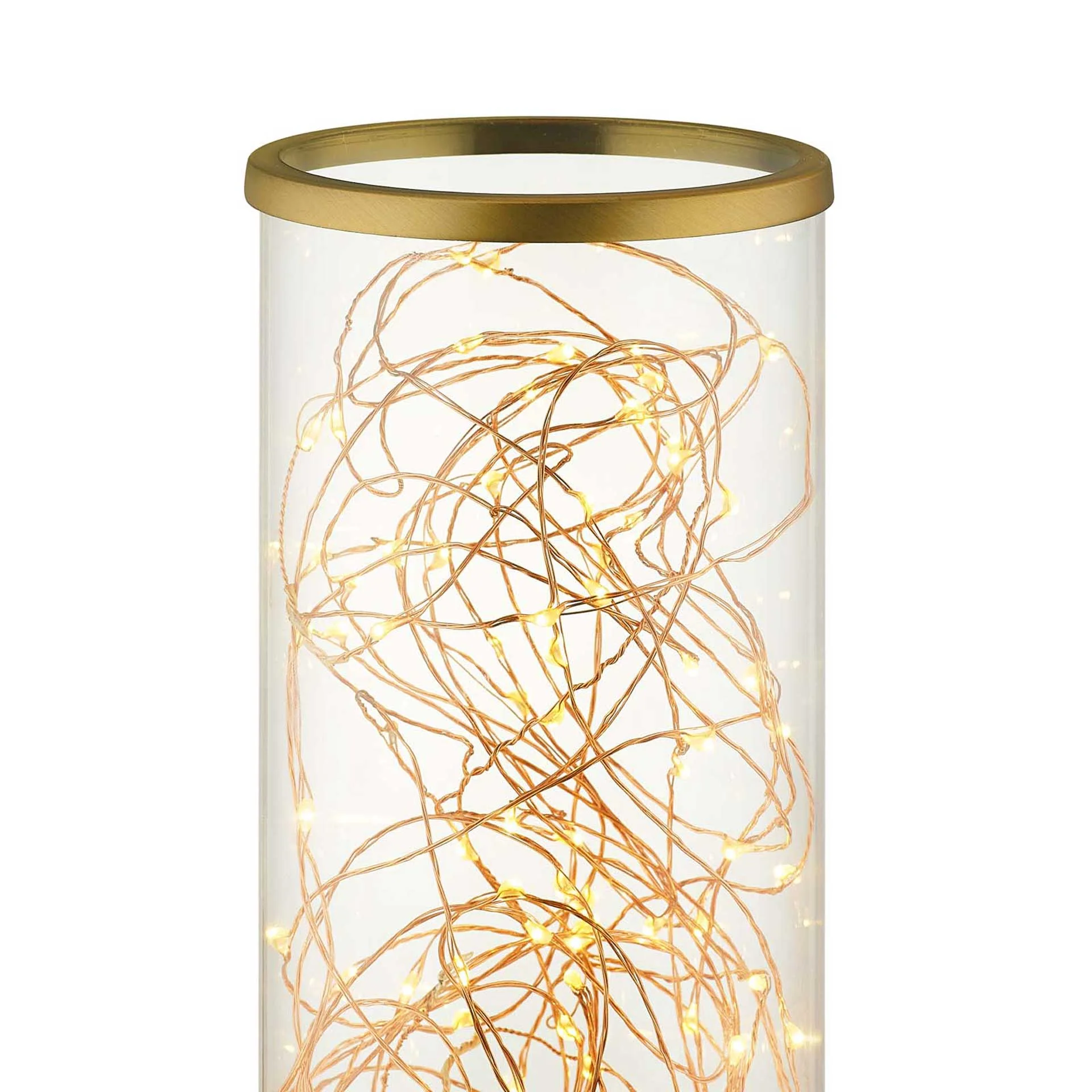 Amalia Cylindrical Table Lamp Gold/Chrome - Image 2