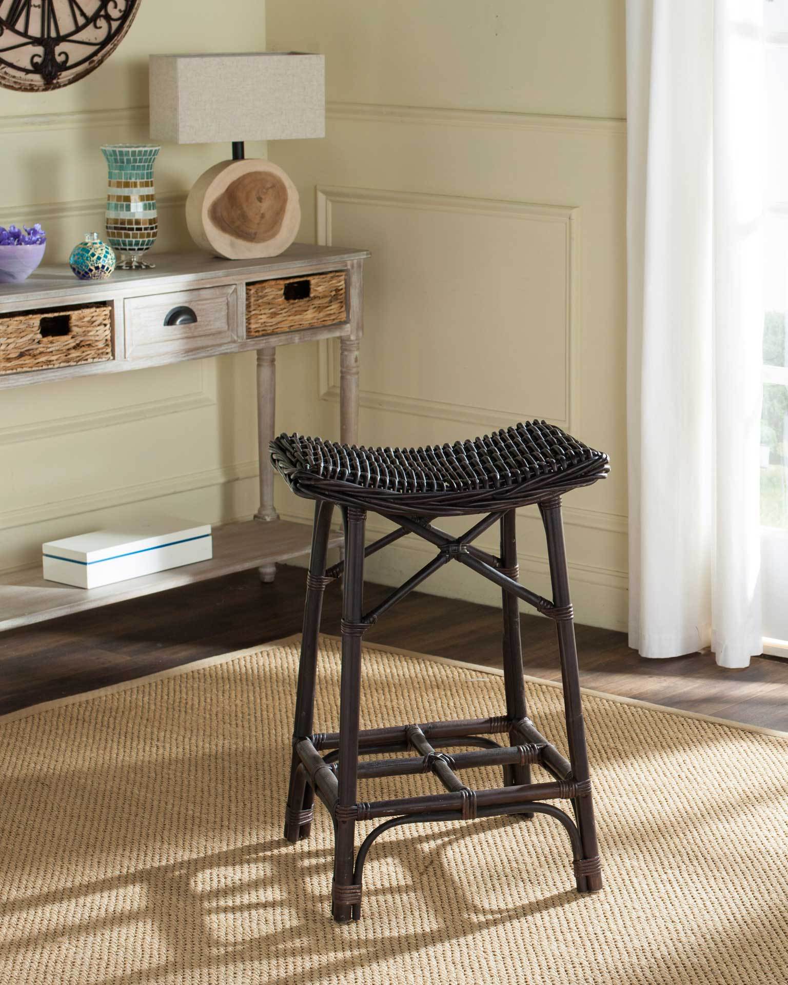 Amani Wicker Bar Stool - Image 3
