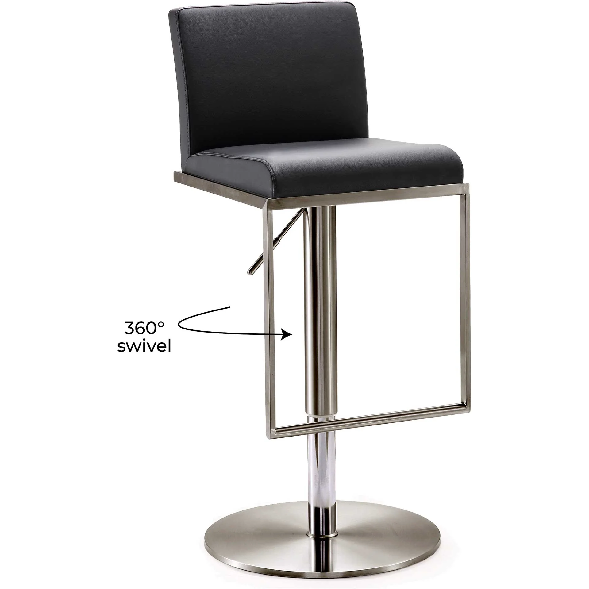 Amara Steel Bar Stool Black - Image 8