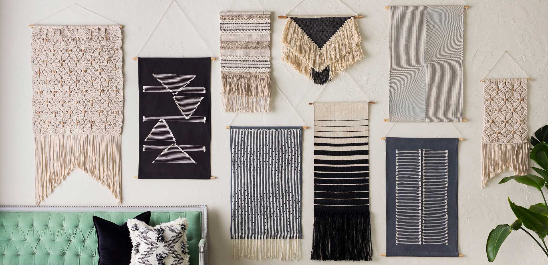 Amara Wall Hanging Medium Gray/Cream/Black - Image 3