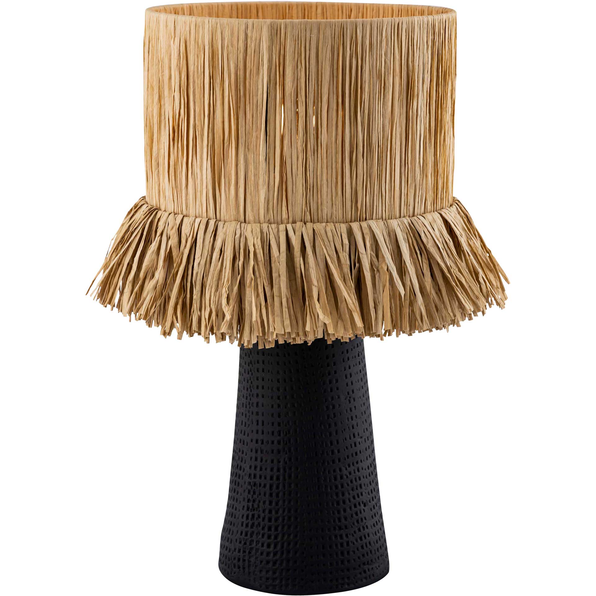 Amaya Table Lamp Black/Natural - Image 2