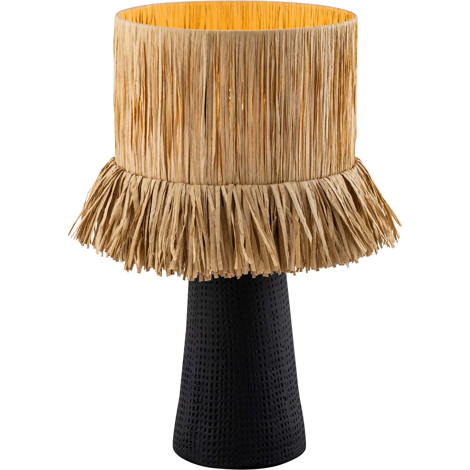 Amaya Table Lamp Black/Natural - Image 4