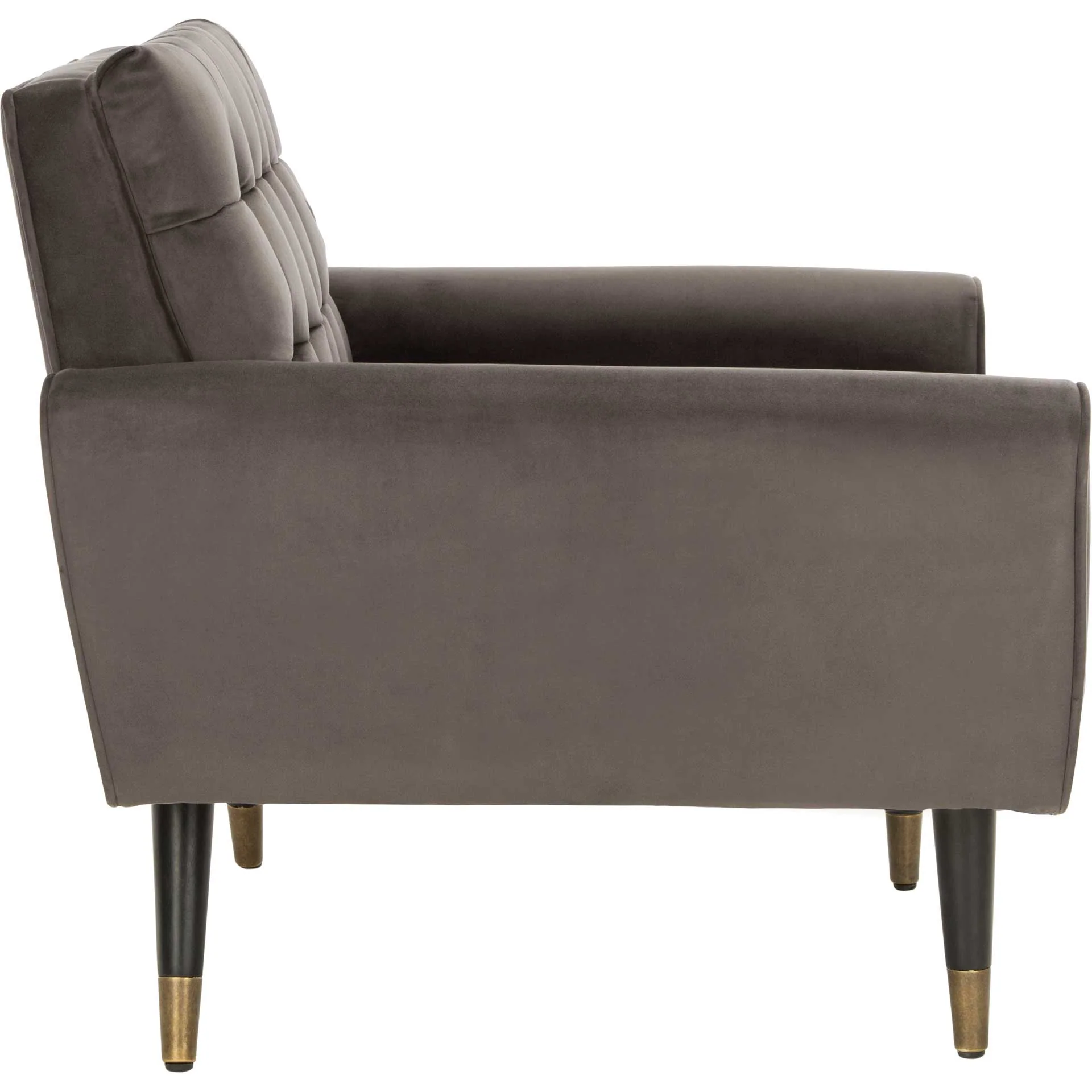 Amble Tufted Accent Chair Shale/Black/Brass - Image 3