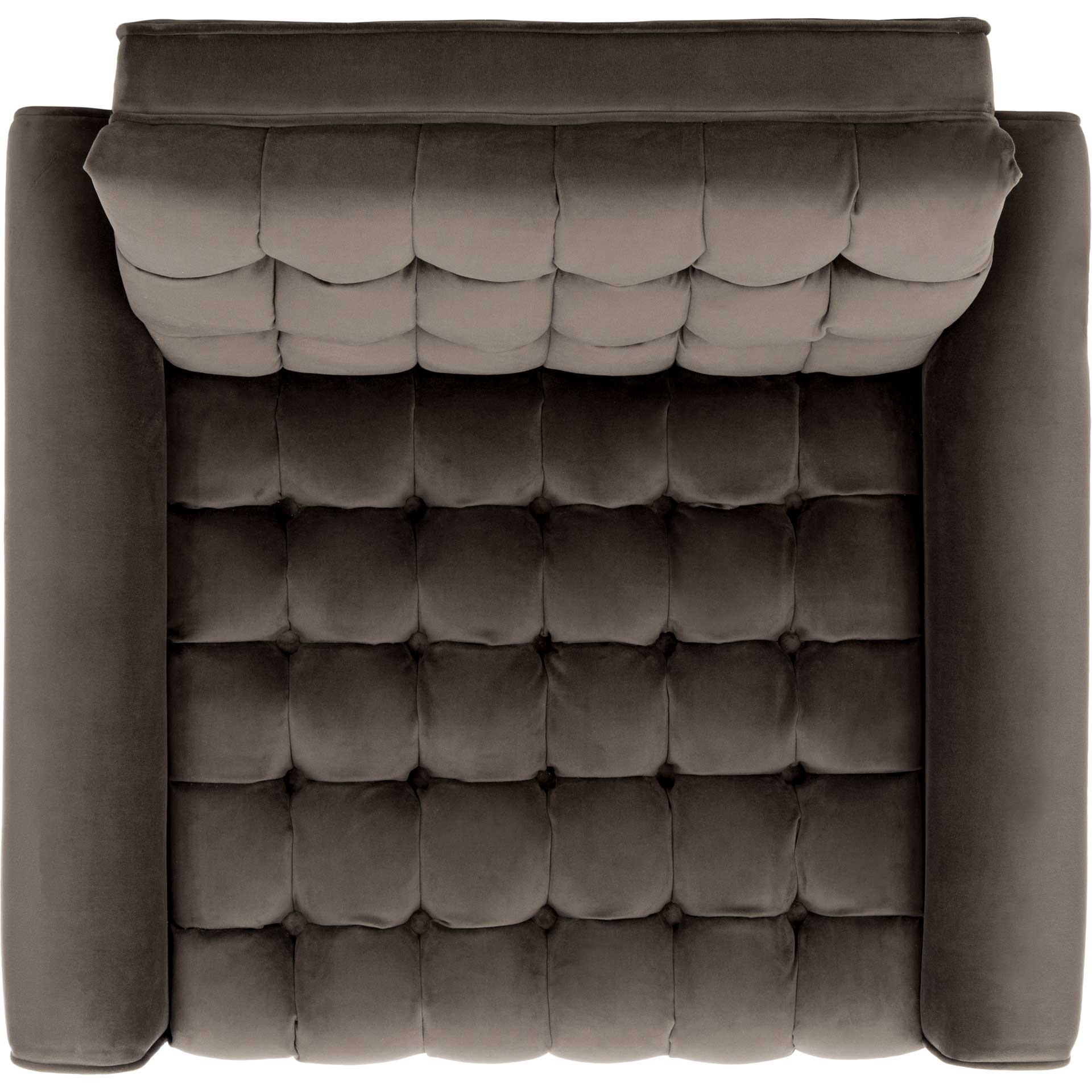 Amble Tufted Accent Chair Shale/Black/Brass - Image 5