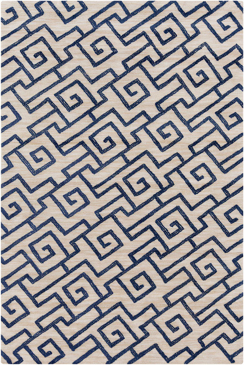 Ameila Light Gray/Navy Area Rug - Image 2