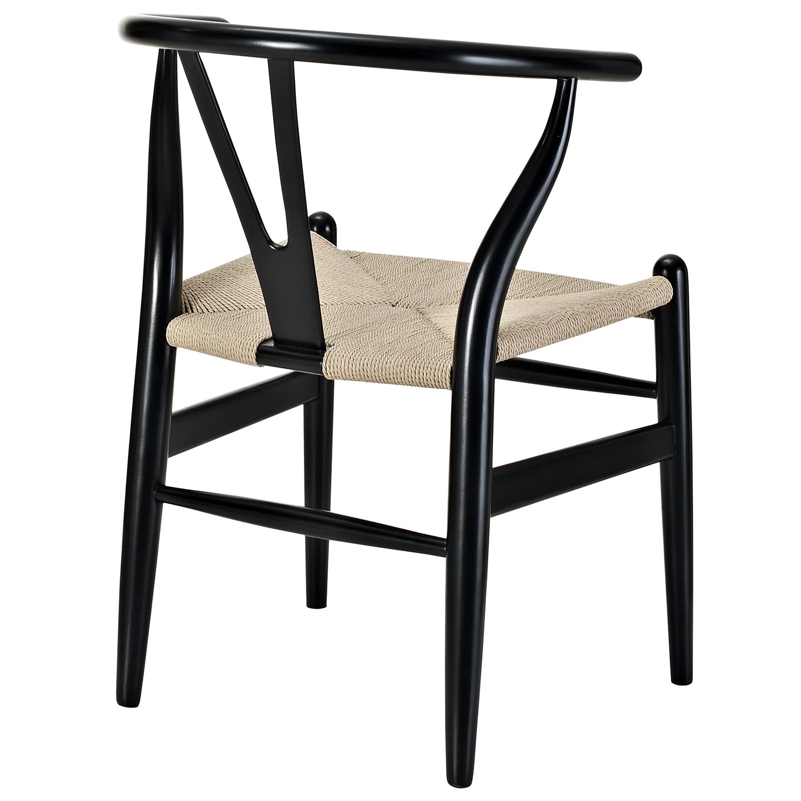 Amelot Wood Armchair Black - Image 3