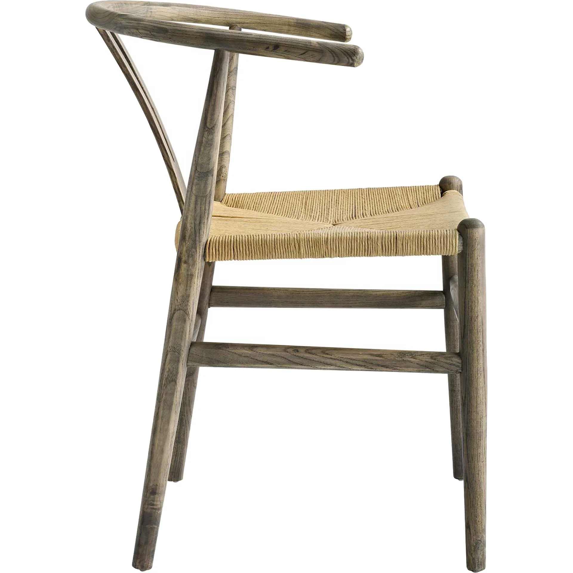 Amelot Wood Armchair Weathered Gray - Image 2