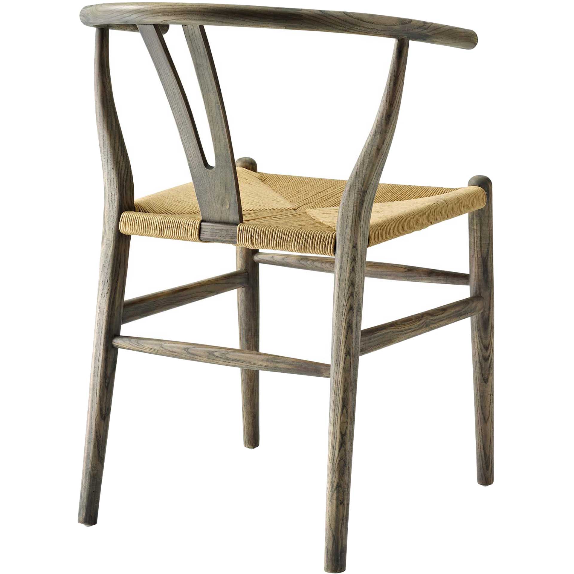 Amelot Wood Armchair Weathered Gray - Image 3
