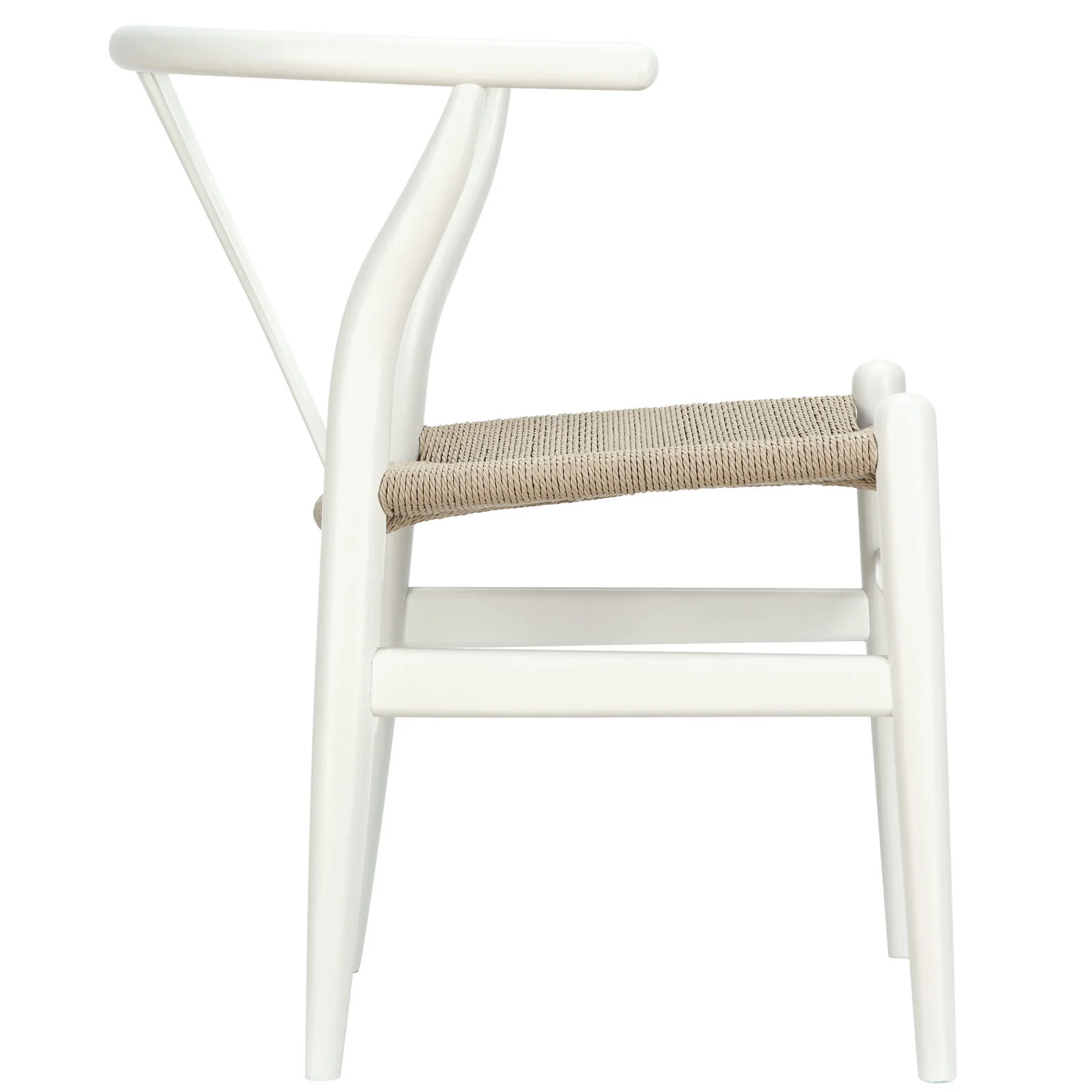 Amelot Wood Armchair White - Image 2