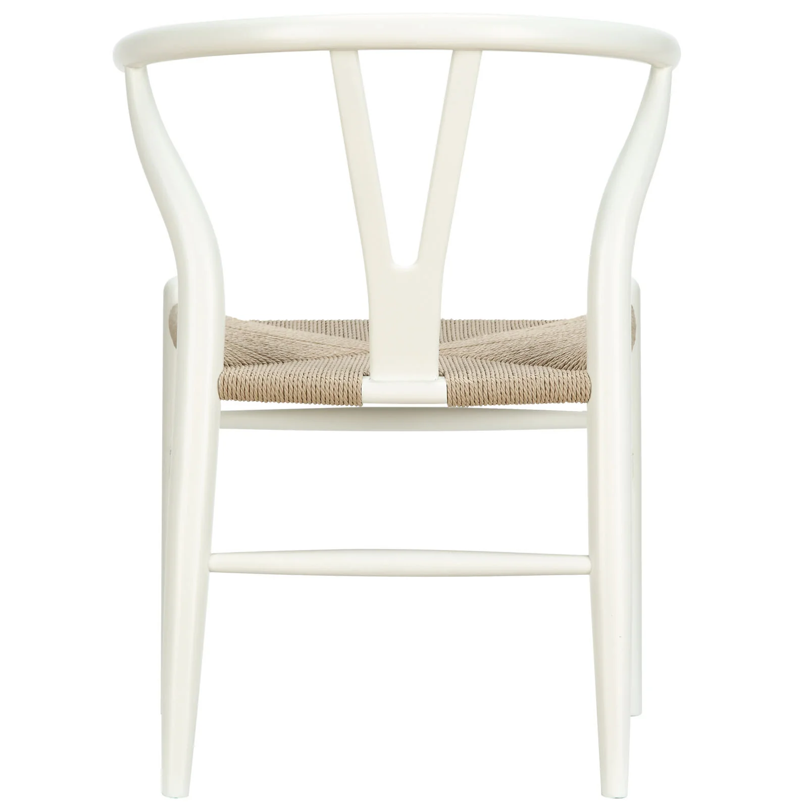 Amelot Wood Armchair White - Image 3