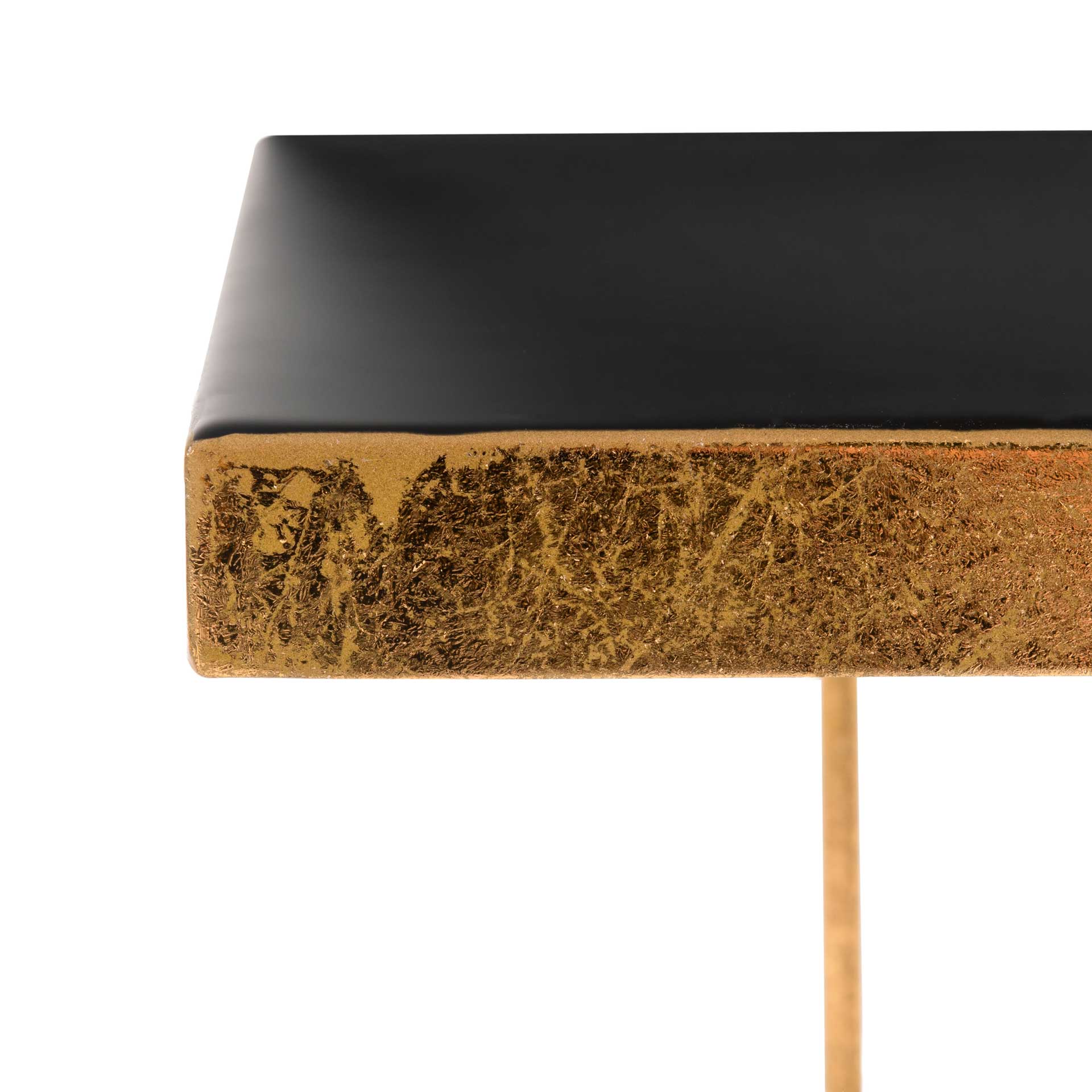Amenity Greek Key Side Table Black/Gold - Image 5