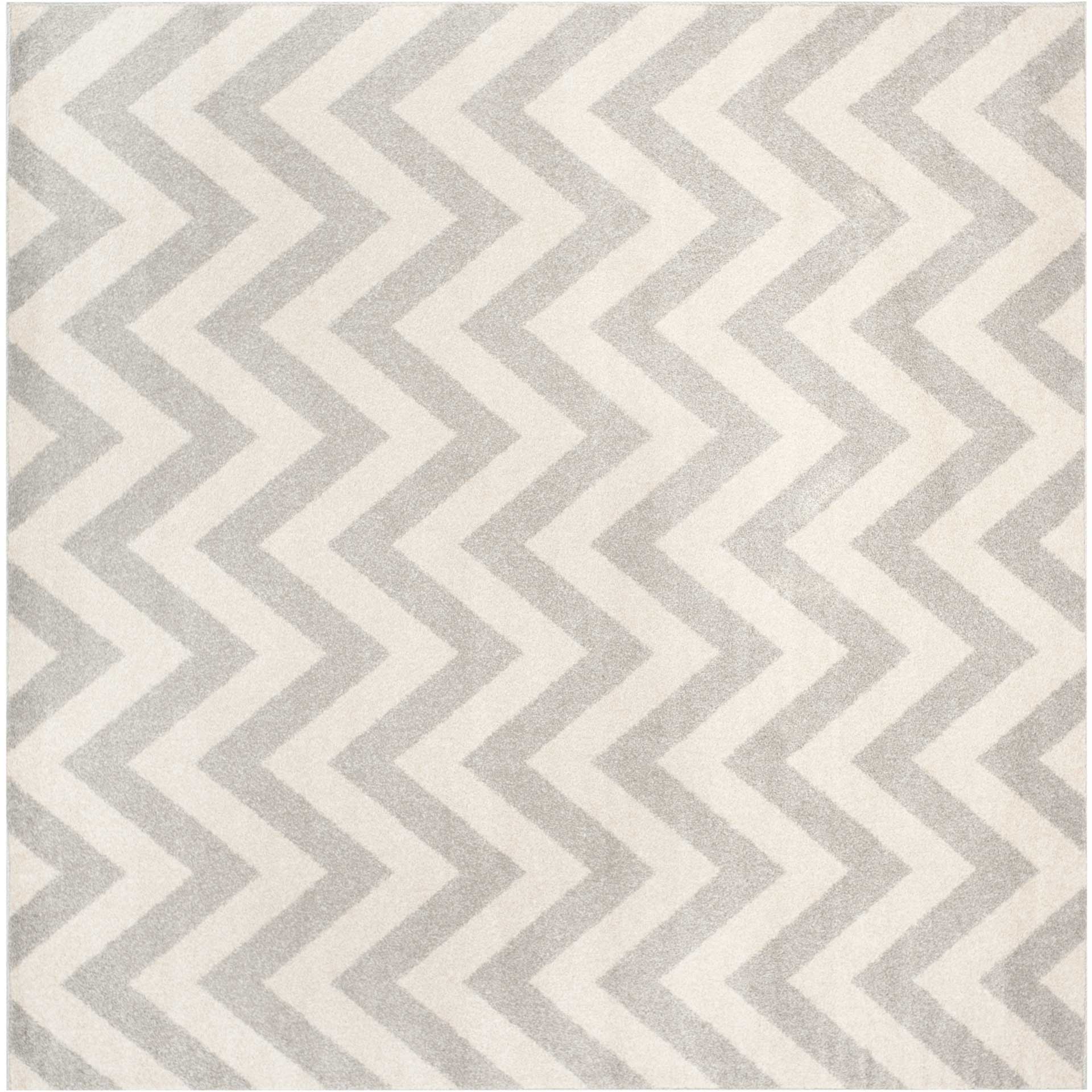 Amherst Chevron Light Gray/Beige Area Rug - Image 2