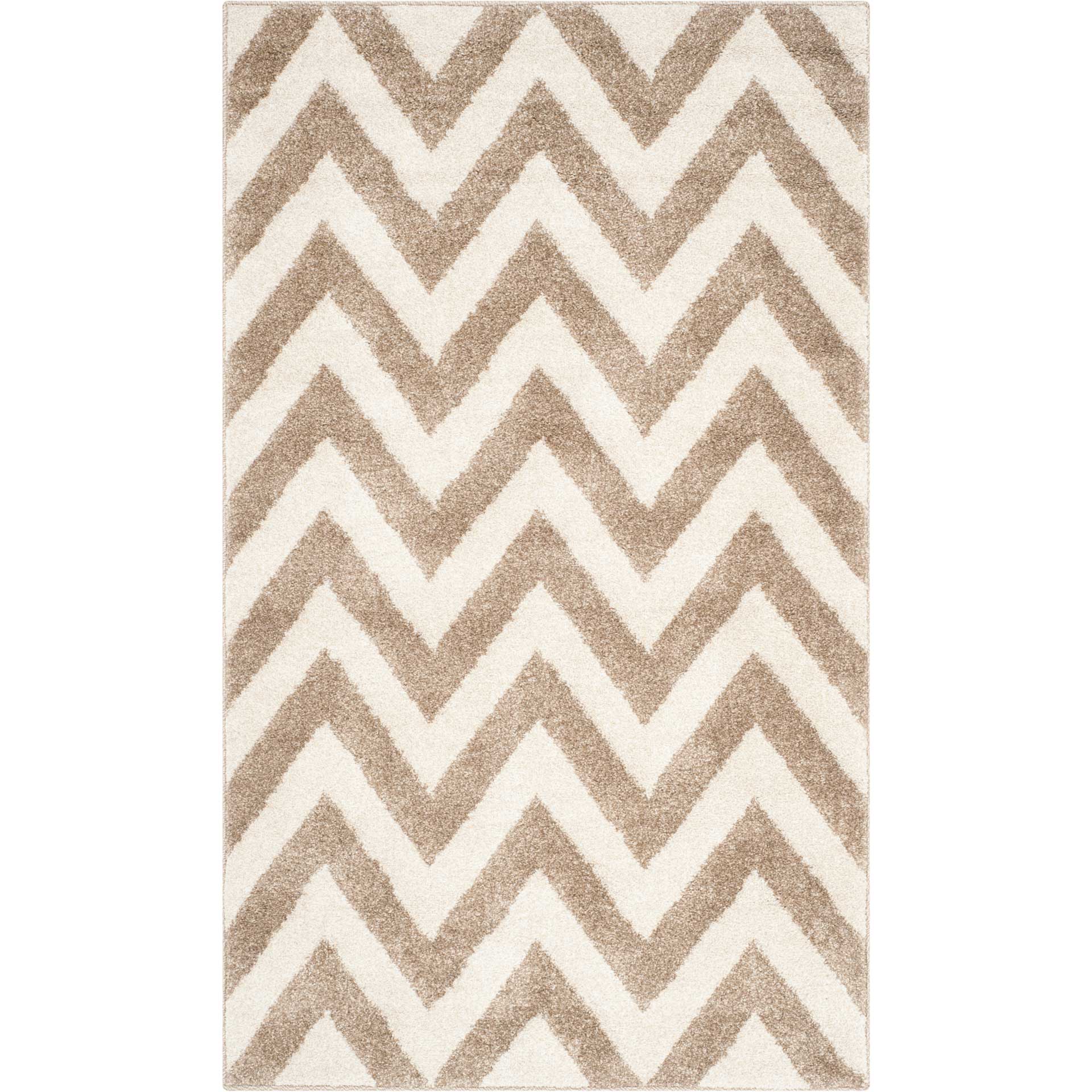 Amherst Chevron Wheat/Beige Area Rug - Image 4