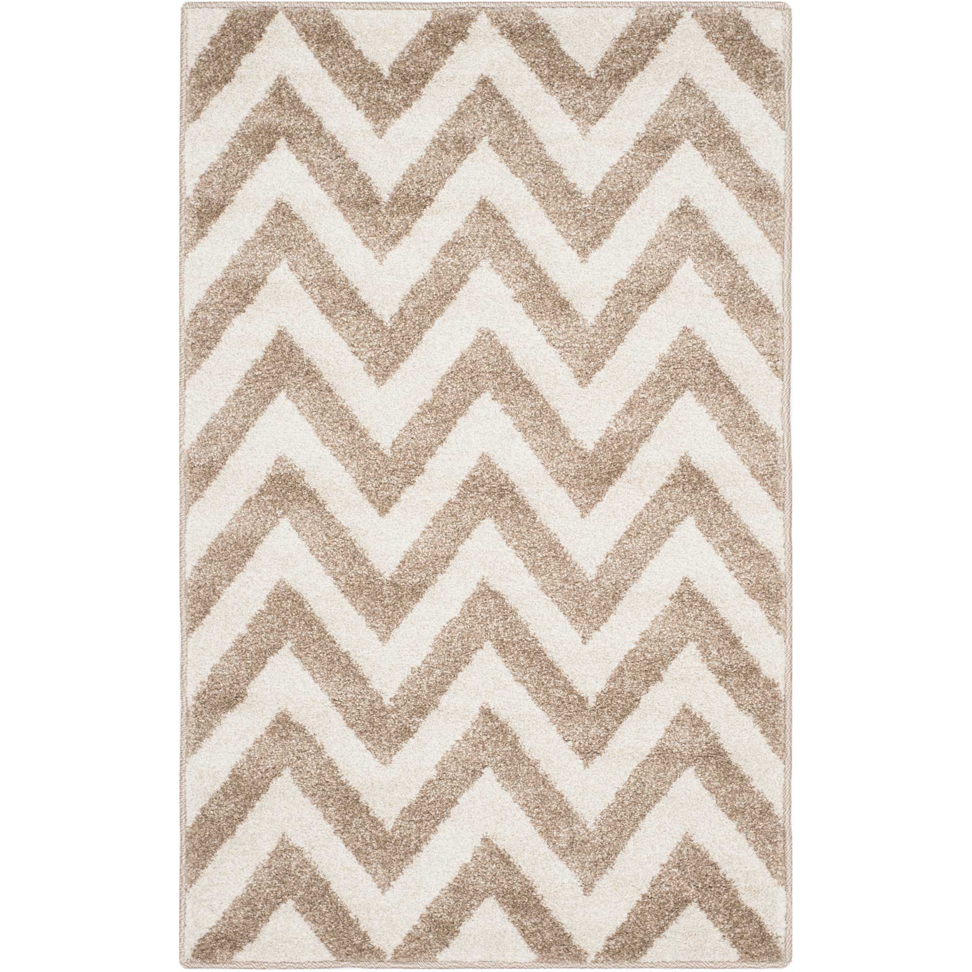 Amherst Chevron Wheat/Beige Area Rug - Image 5
