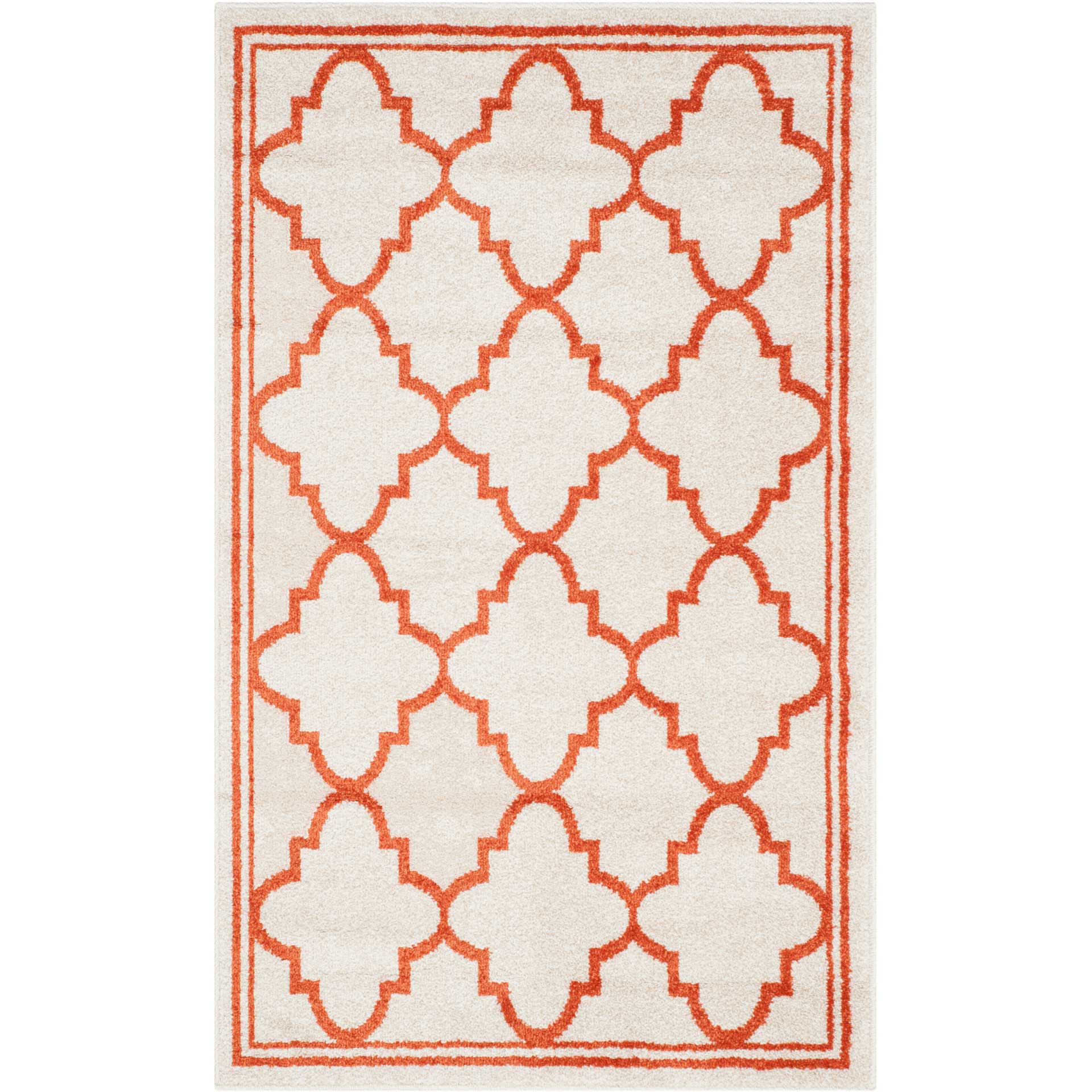 Amherst Lantern Beige/Orange Area Rug - Image 3