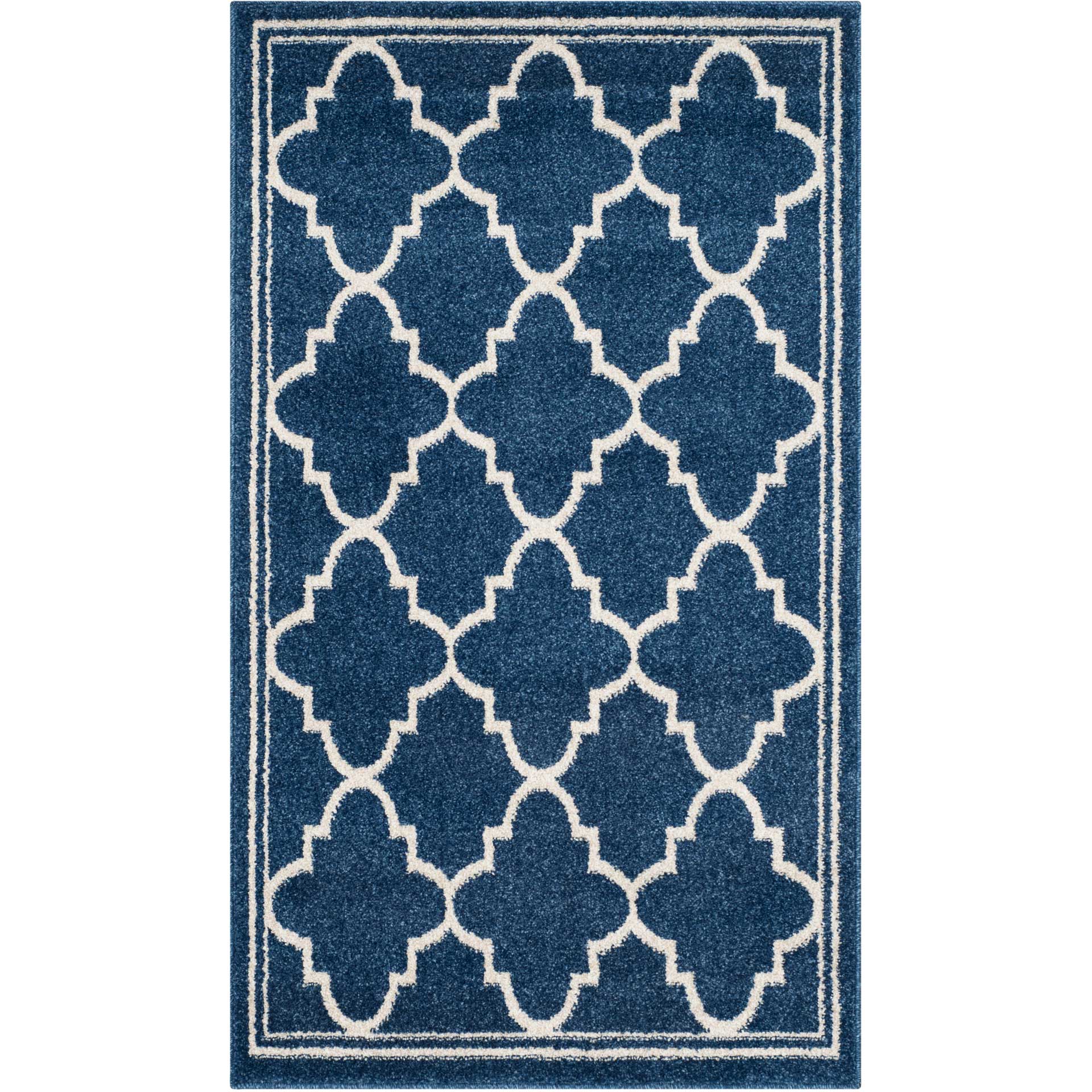 Amherst Lantern Navy/Beige Area Rug - Image 4