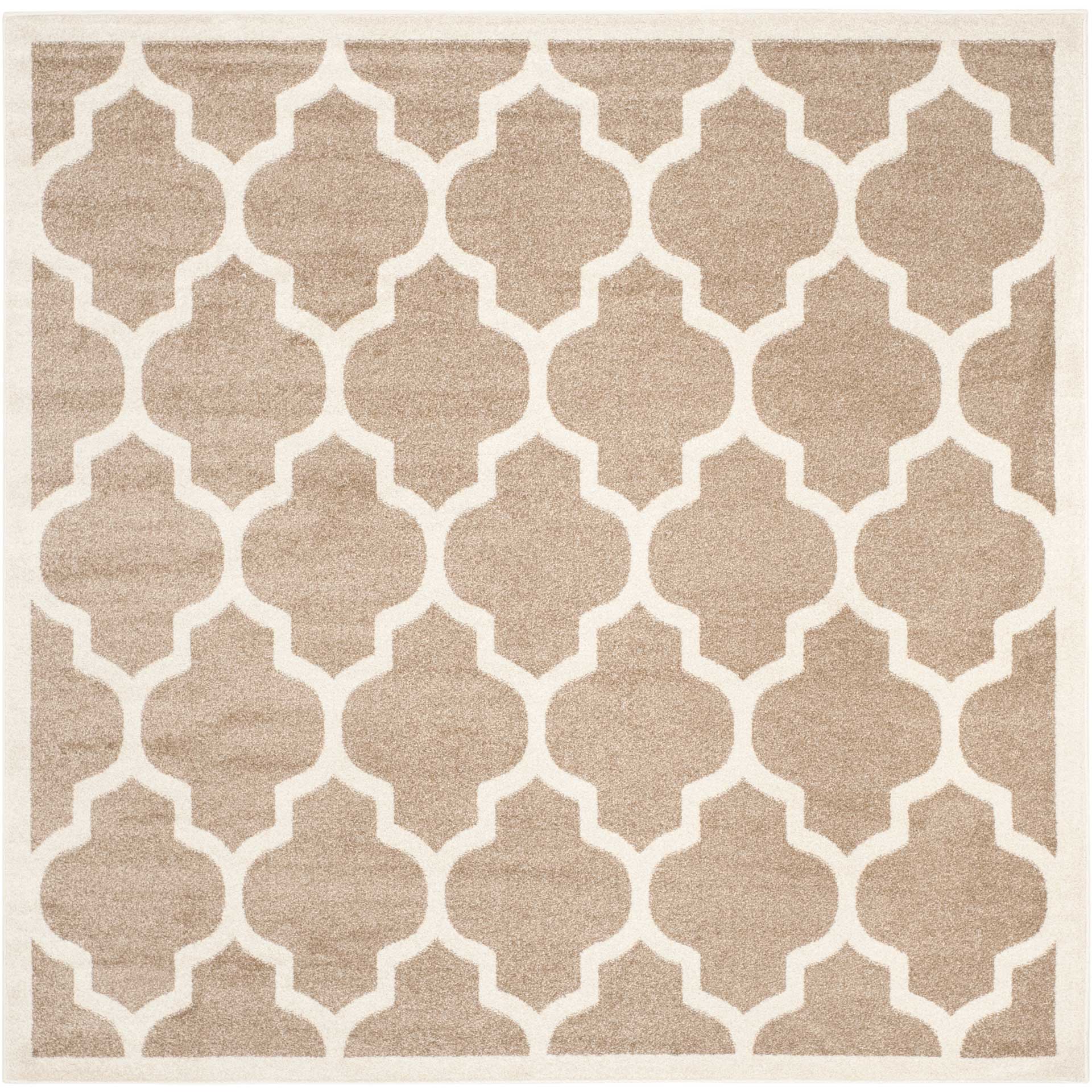 Amherst Quatrefoil Wheat/Beige Area Rug - Image 2