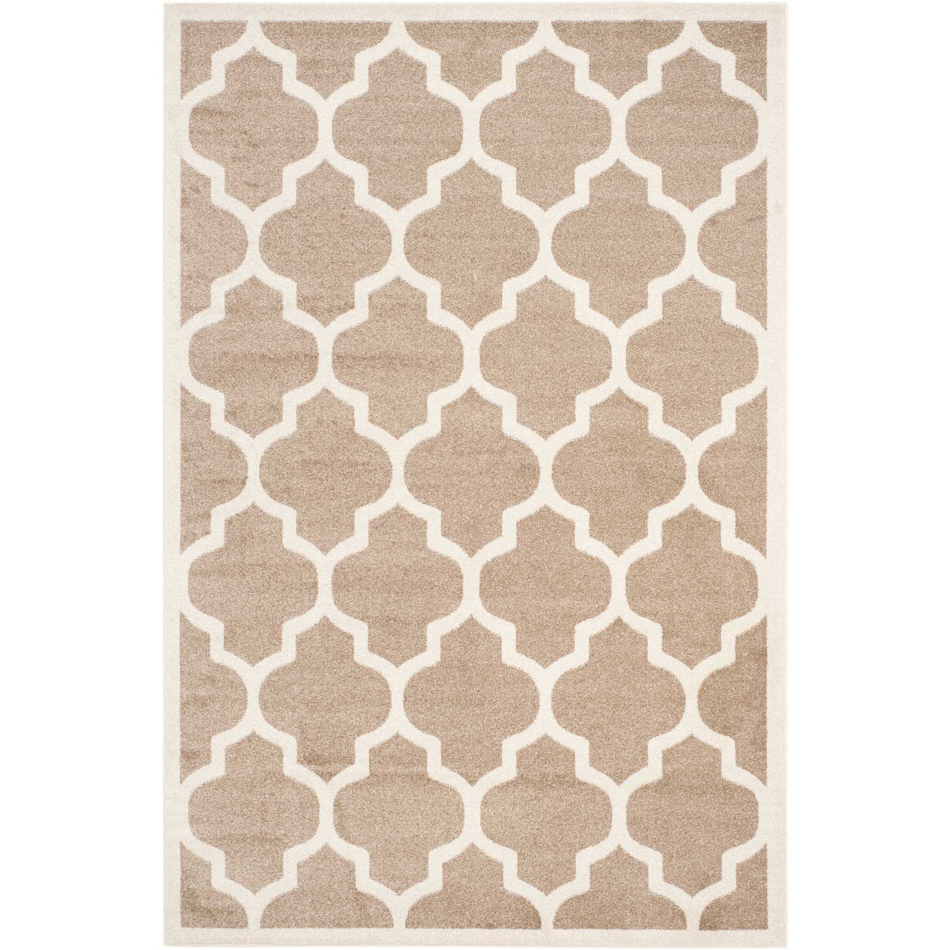 Amherst Quatrefoil Wheat/Beige Area Rug - Image 3