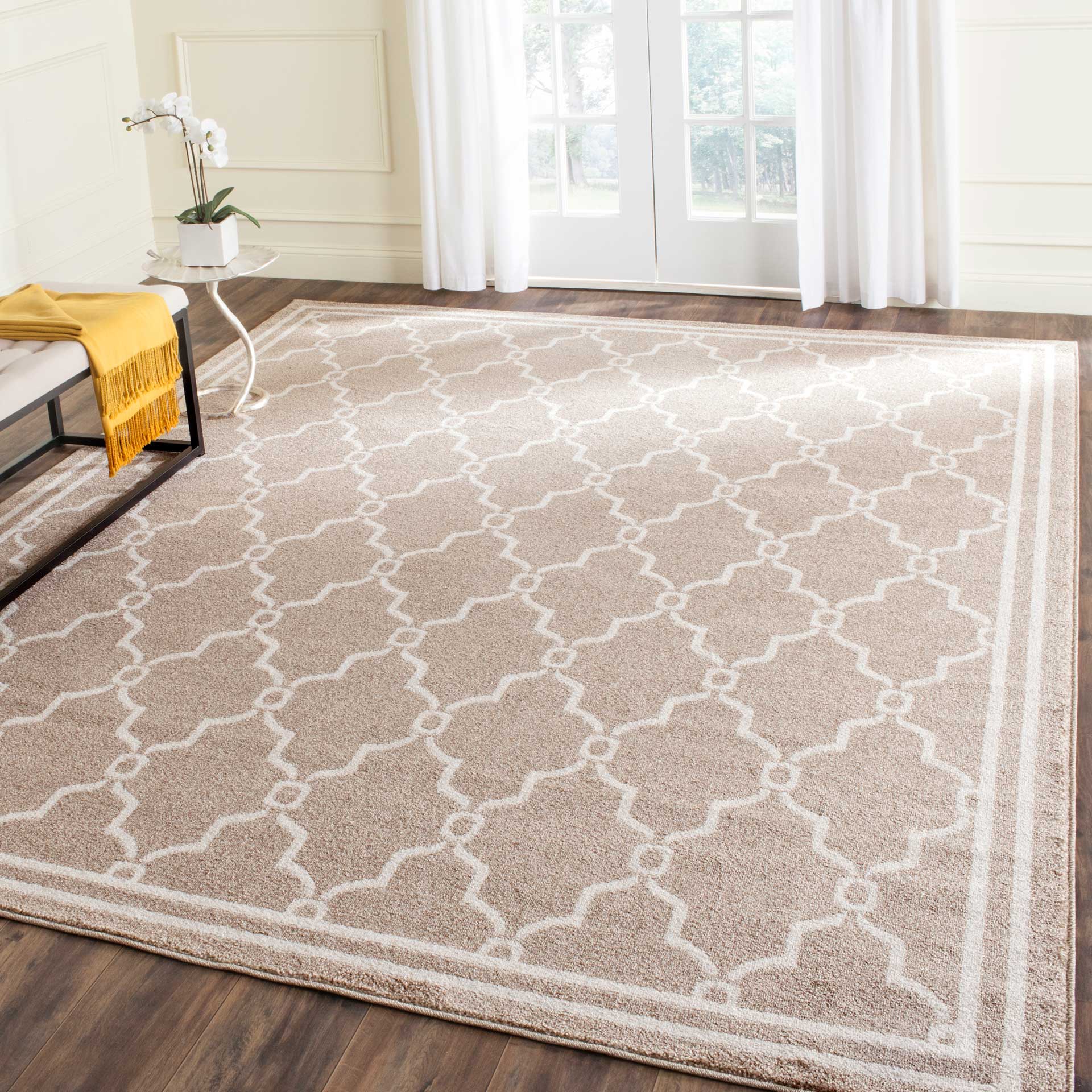 Amherst Trellis Wheat/Beige Area Rug - Image 6
