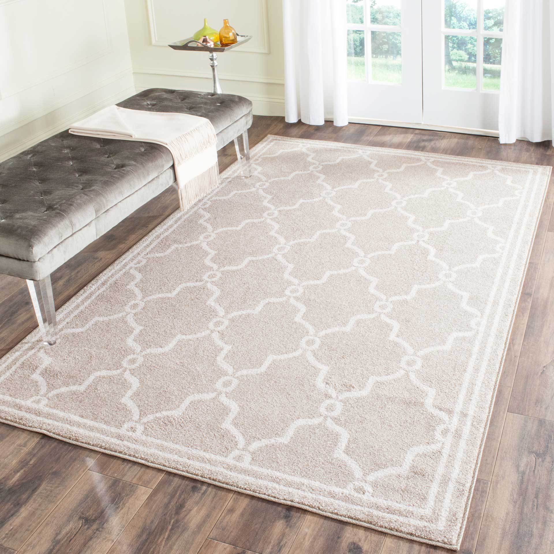 Amherst Trellis Wheat/Beige Area Rug - Image 7