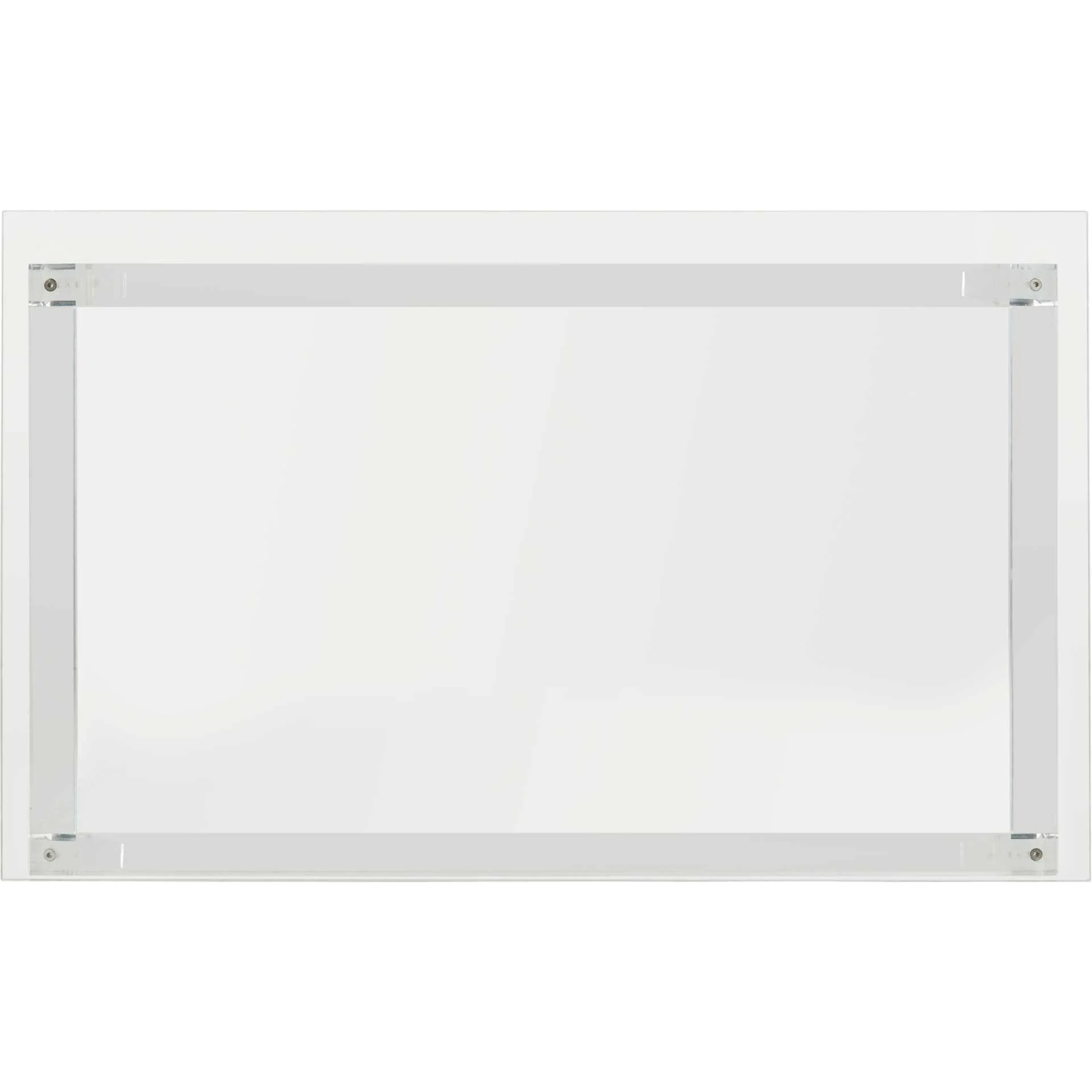 Amish Acrylic Coffee Table Clear - Image 4
