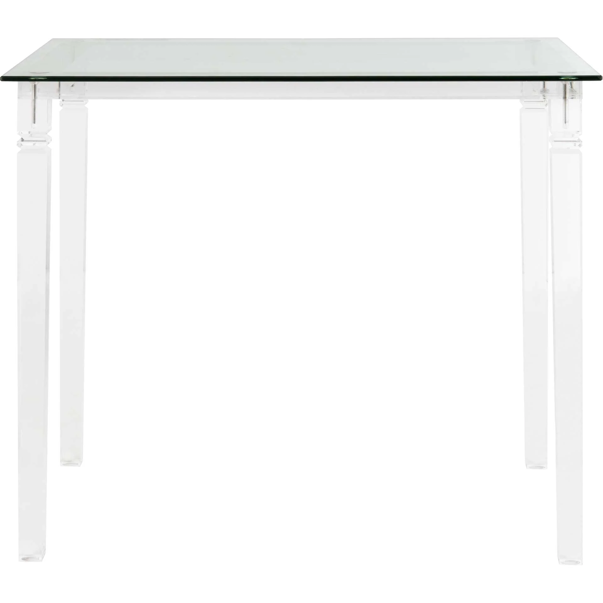 Amish Acrylic Side Table Clear - Image 2