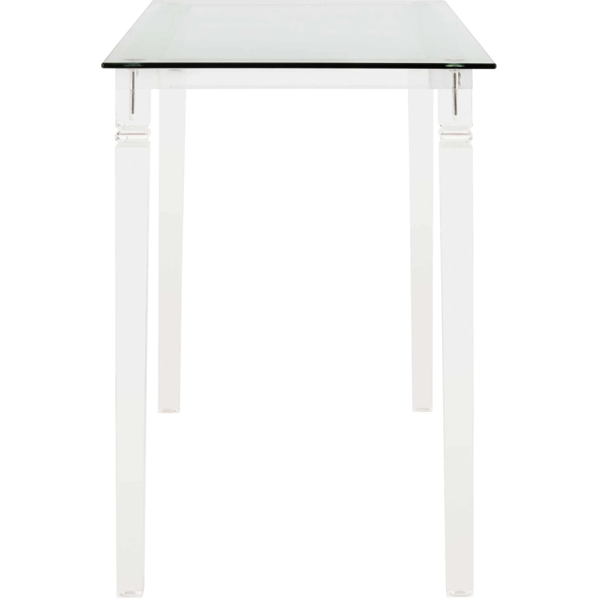 Amish Acrylic Side Table Clear - Image 3