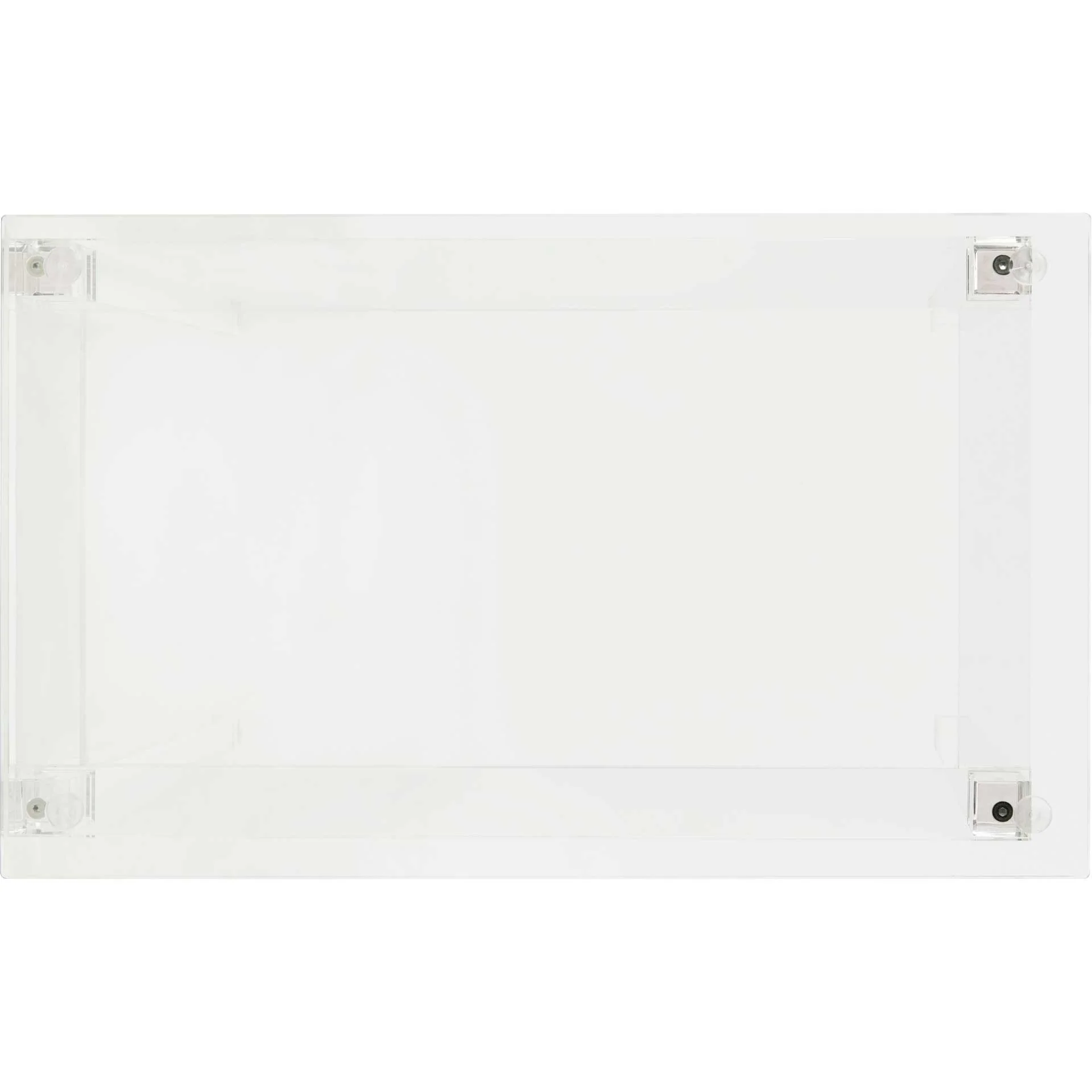 Amish Acrylic Side Table Clear - Image 4