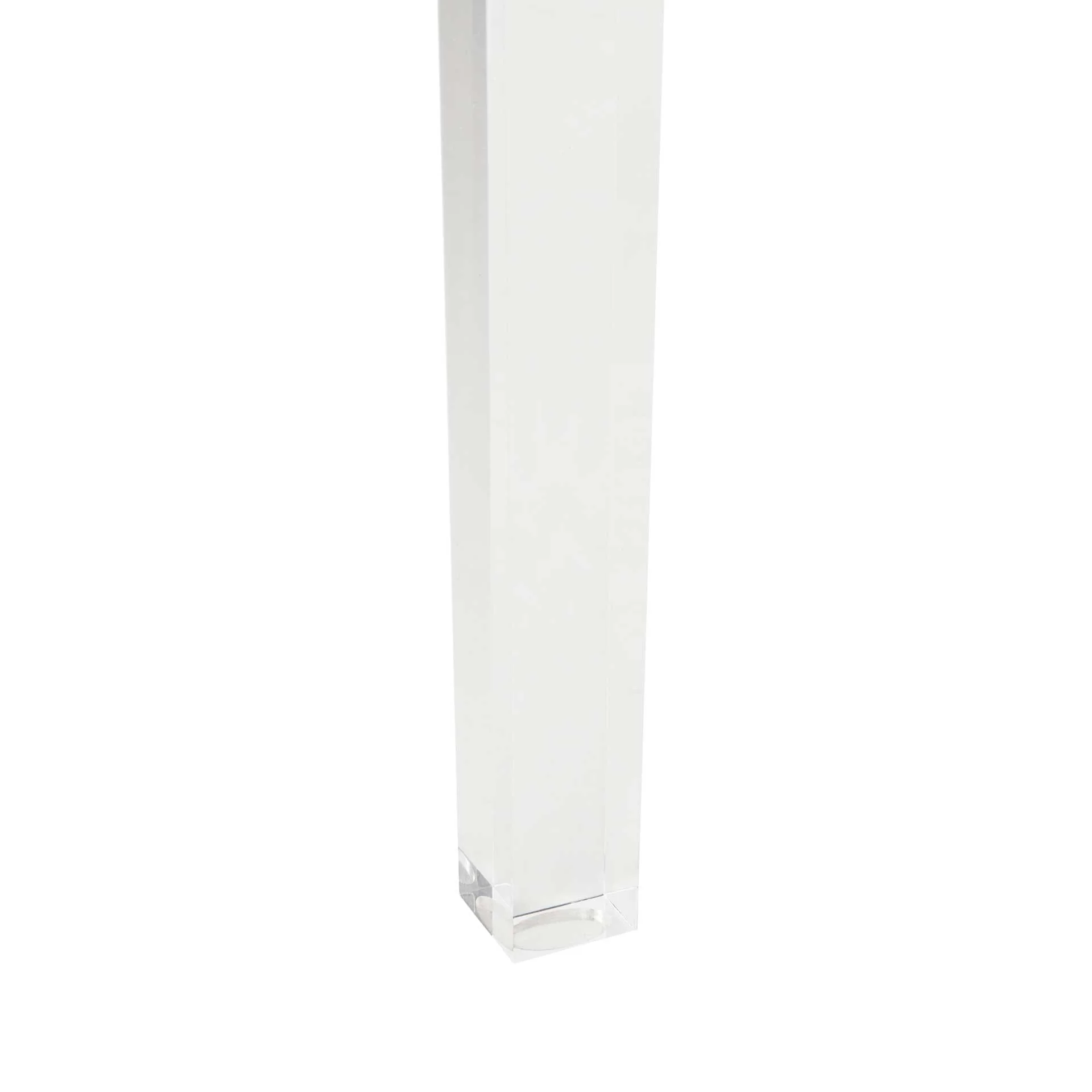 Amish Acrylic Side Table Clear - Image 7