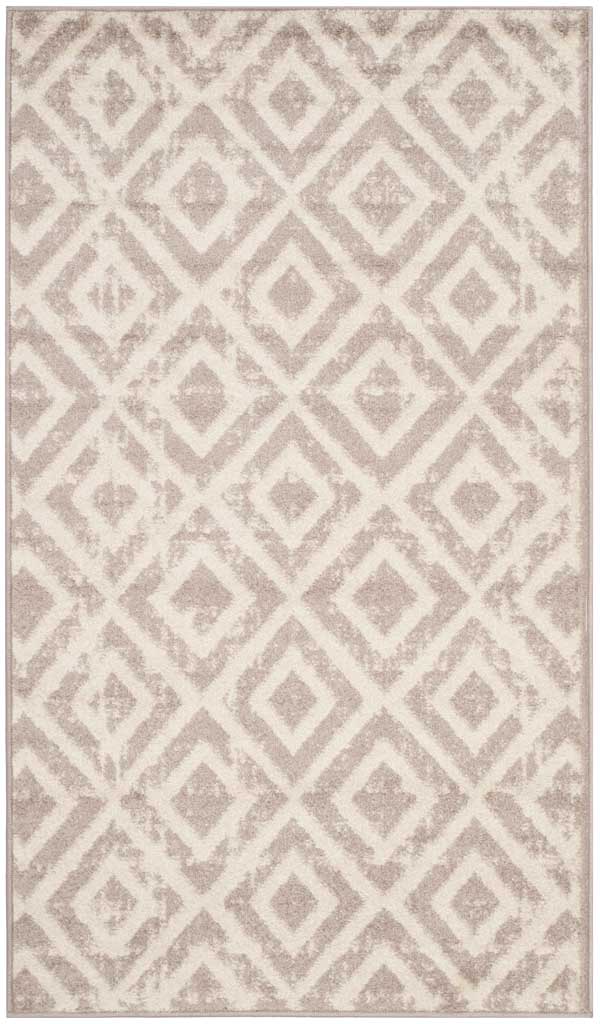 Amsterdam Diamond Ivory/Mauve Area Rug - Image 5