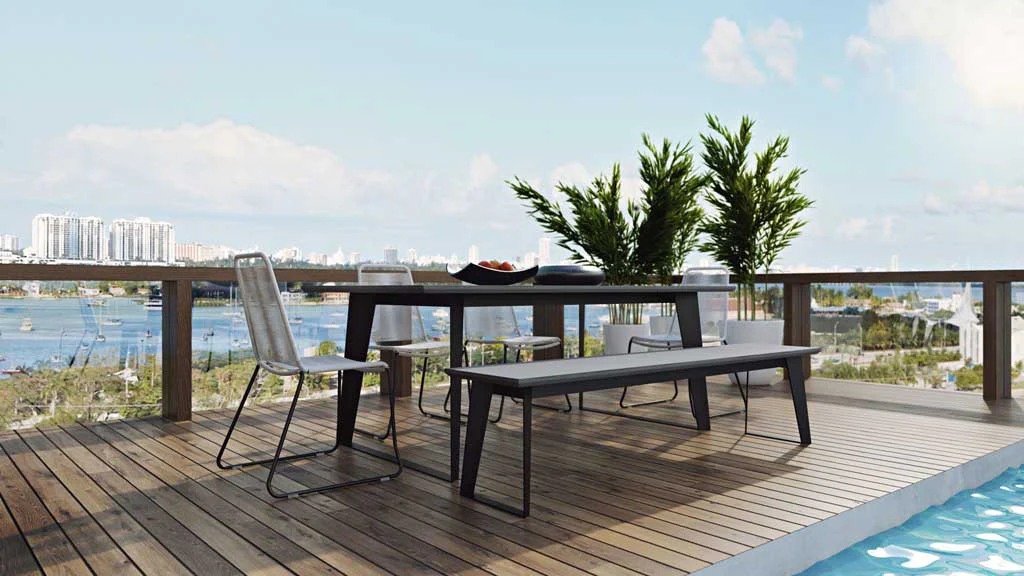 Amsterdam Dining Table Concrete - Image 6