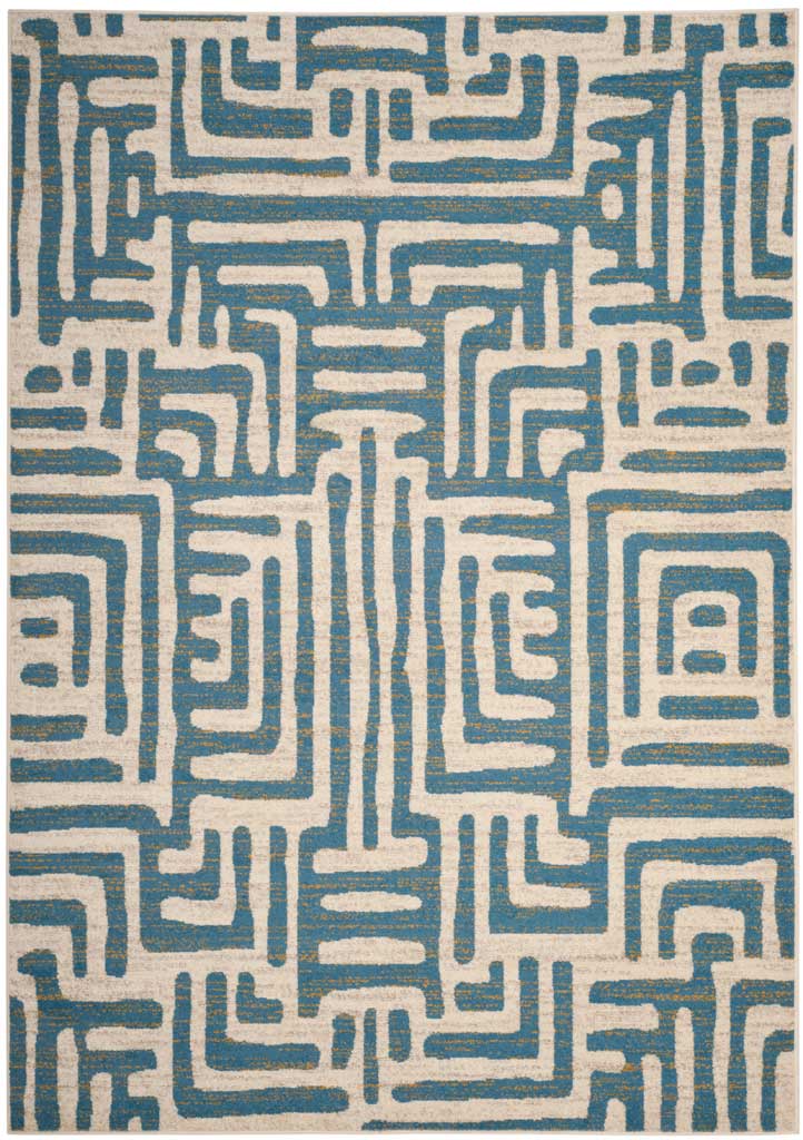 Amsterdam Ivory/Light Blue Area Rug - Image 2