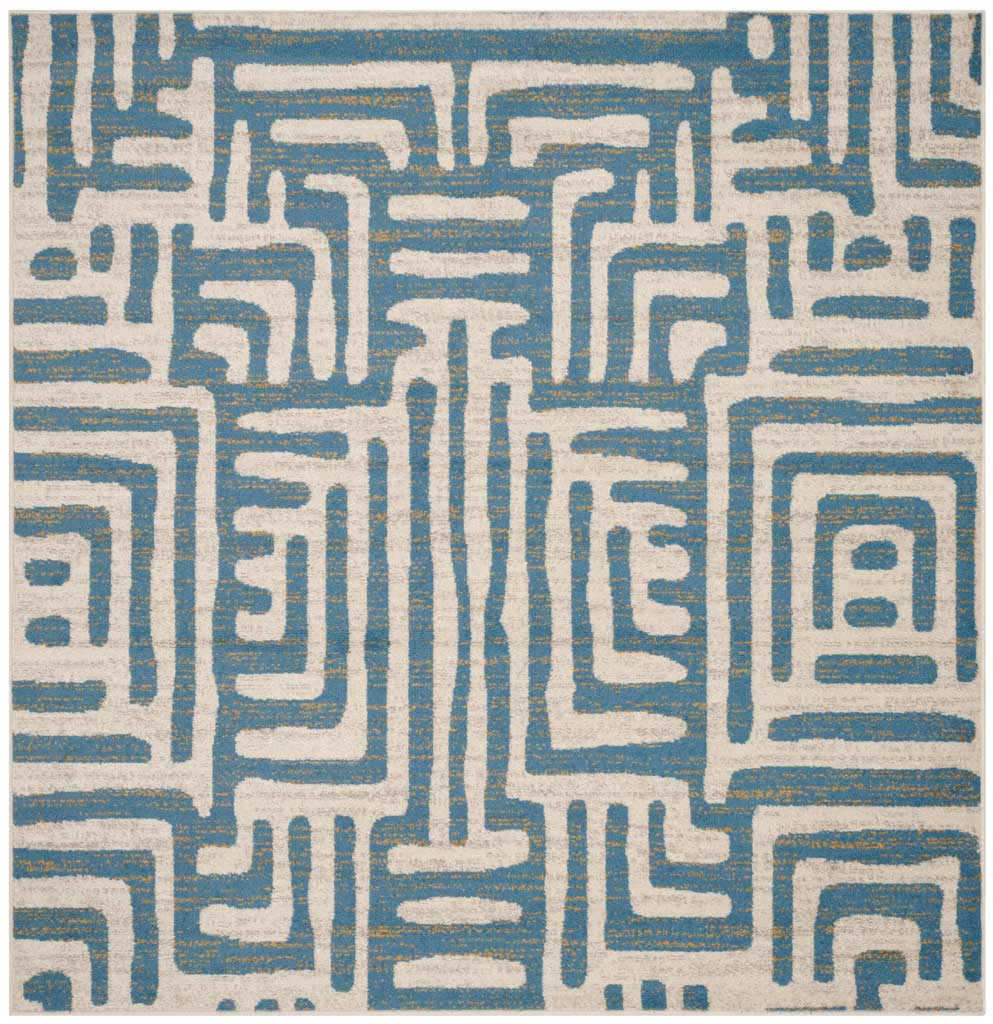 Amsterdam Ivory/Light Blue Area Rug - Image 3