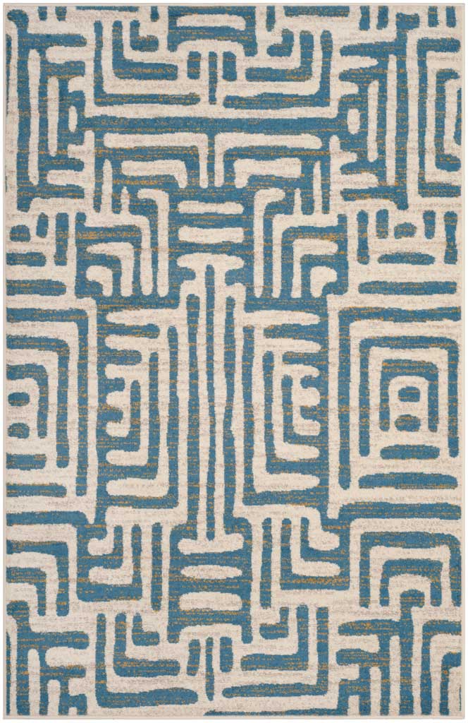 Amsterdam Ivory/Light Blue Area Rug - Image 4