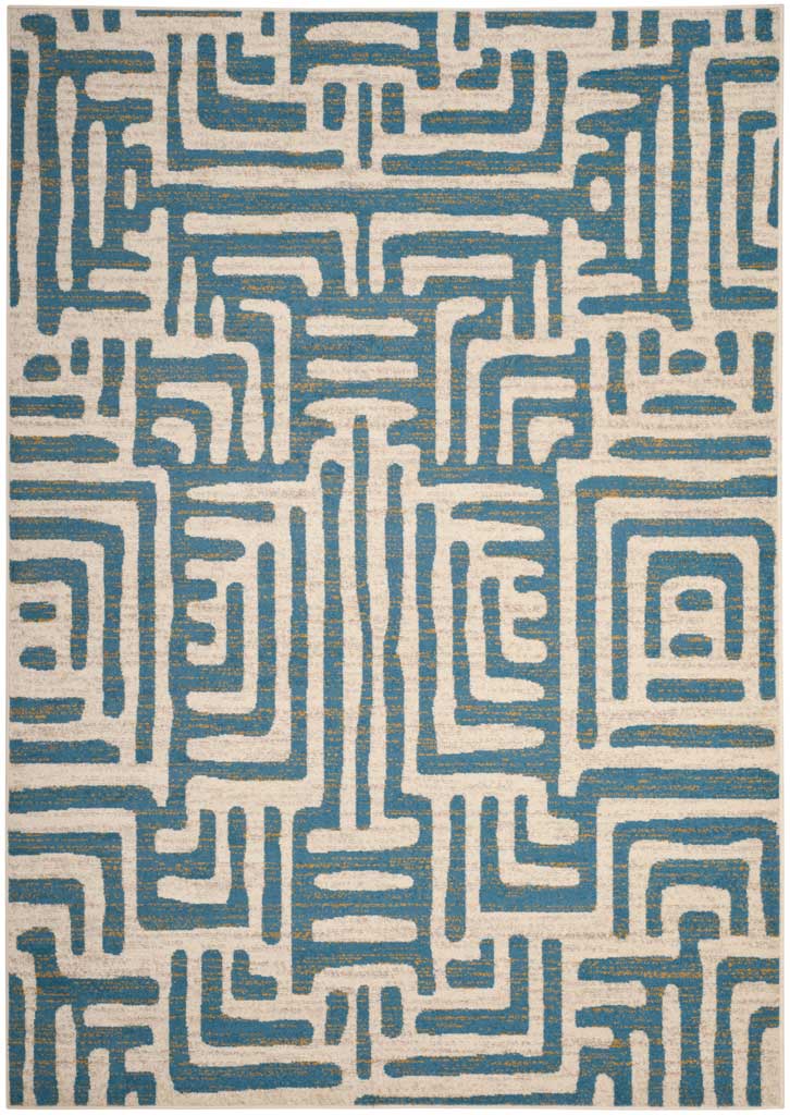 Amsterdam Ivory/Light Blue Area Rug - Image 5
