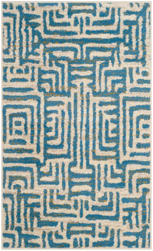 Amsterdam Ivory/Light Blue Area Rug - Image 6
