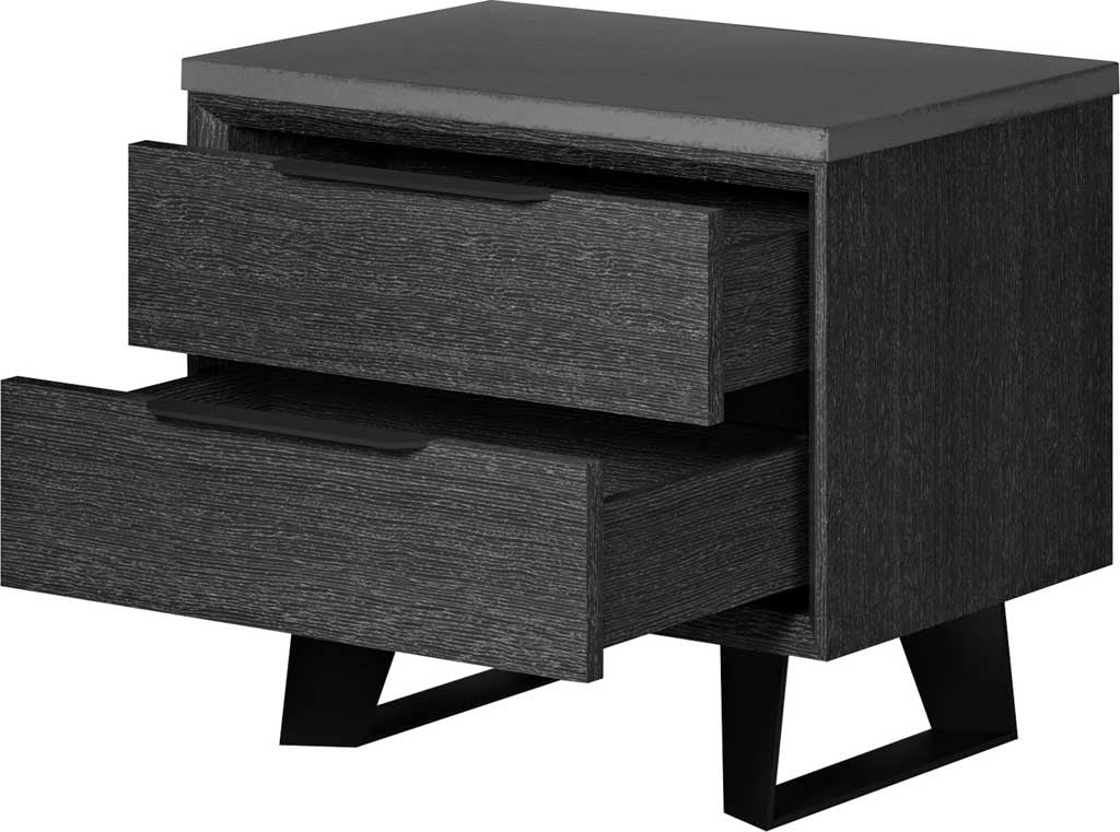 Amsterdam Nightstand Concrete/Gray Oak - Image 2