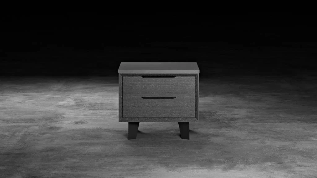 Amsterdam Nightstand Concrete/Gray Oak - Image 3