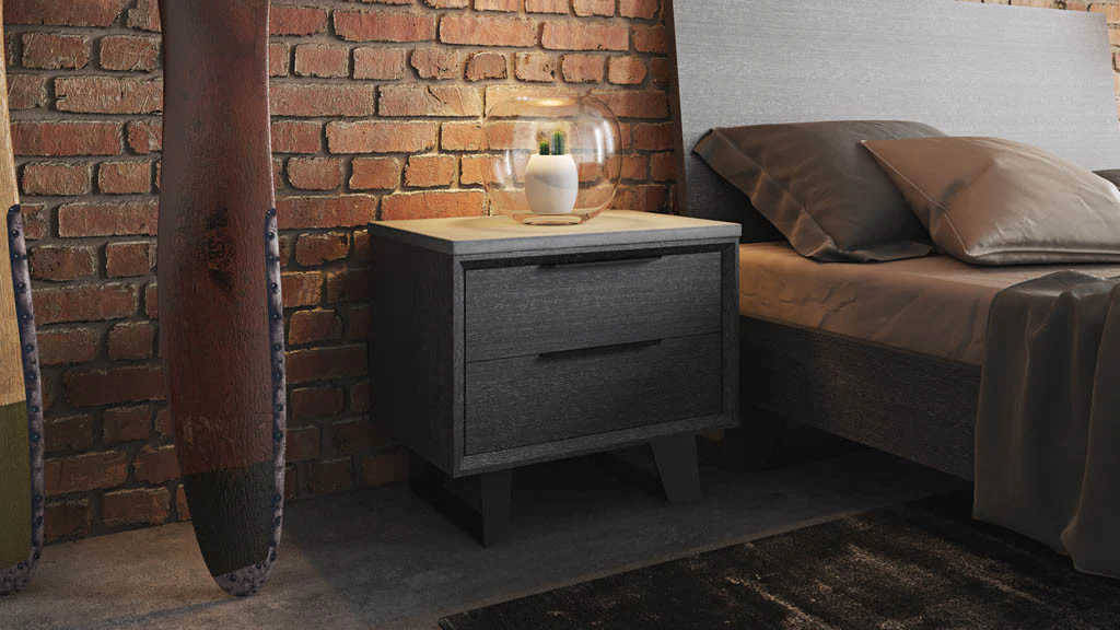 Amsterdam Nightstand Concrete/Gray Oak - Image 5