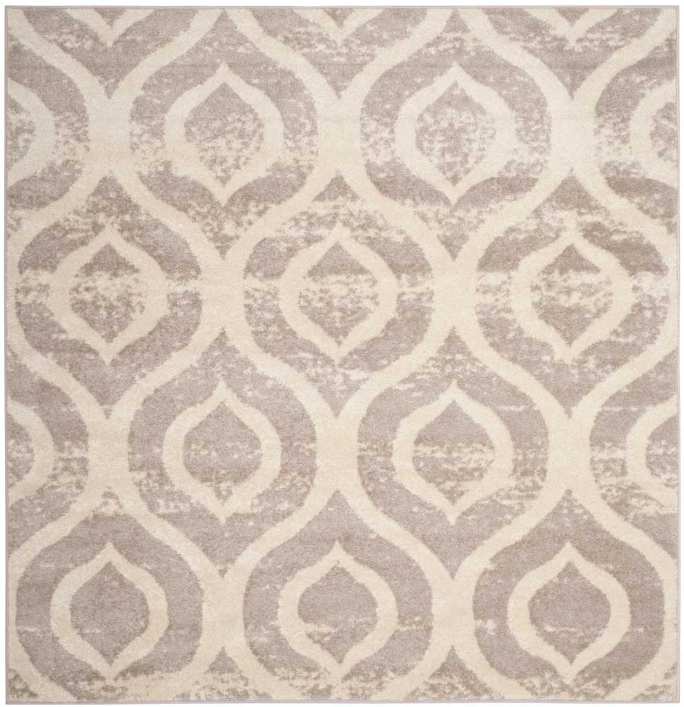 Amsterdam Ogee Ivory/Mauve Area Rug - Image 2