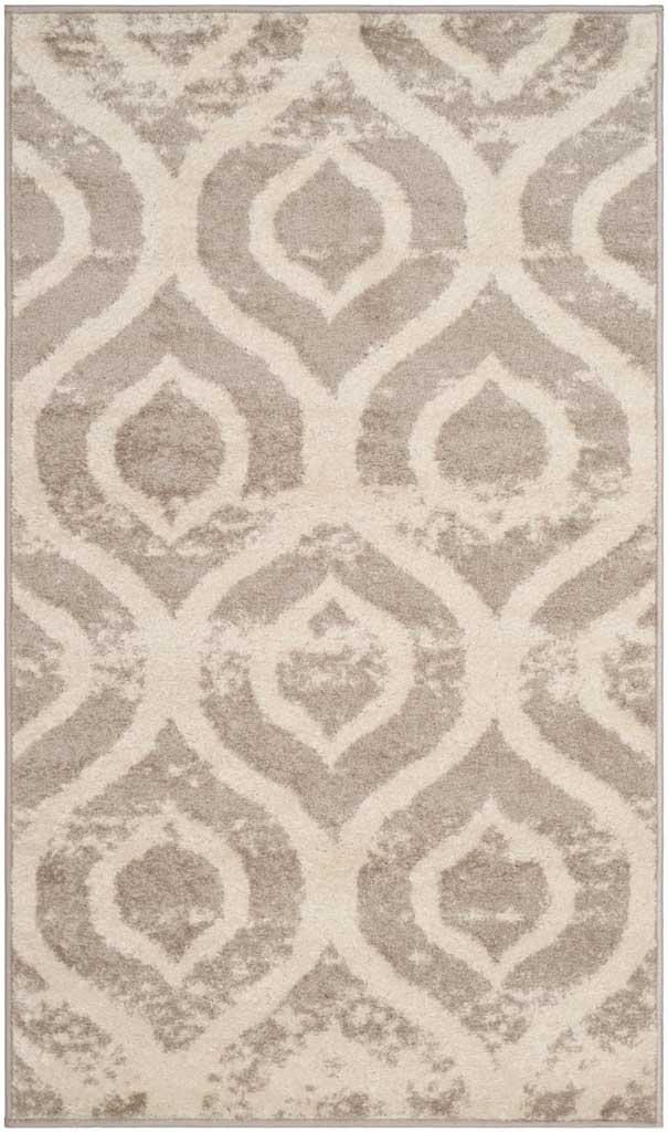 Amsterdam Ogee Ivory/Mauve Area Rug - Image 4