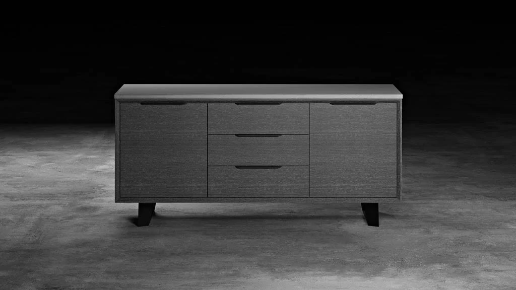 Amsterdam Sideboard Concrete/Gray Oak - Image 2