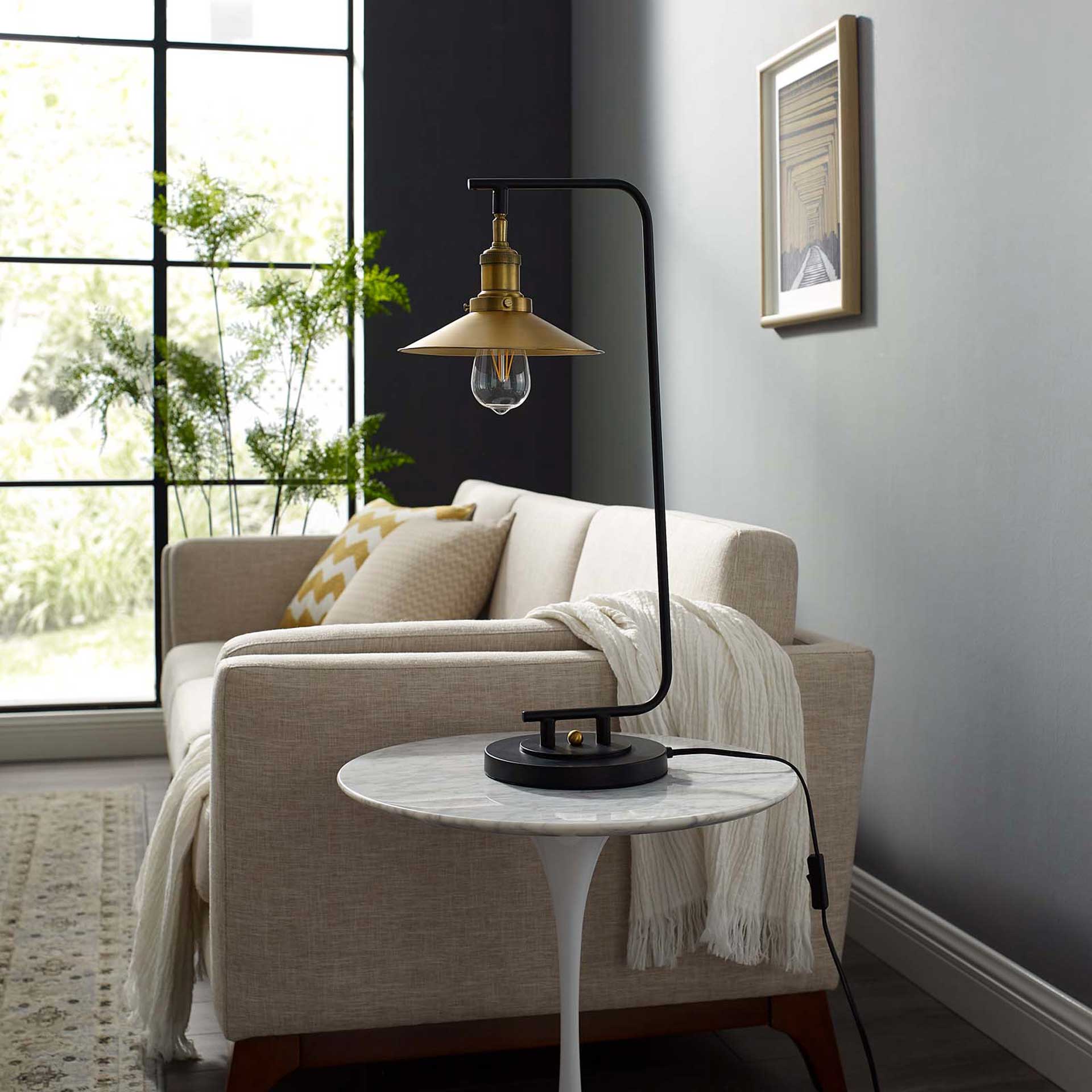 Anabelle Table Lamp Black/Gold - Image 4
