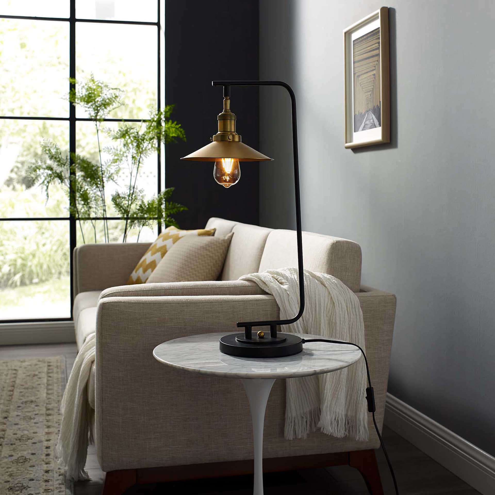 Anabelle Table Lamp Black/Gold - Image 5