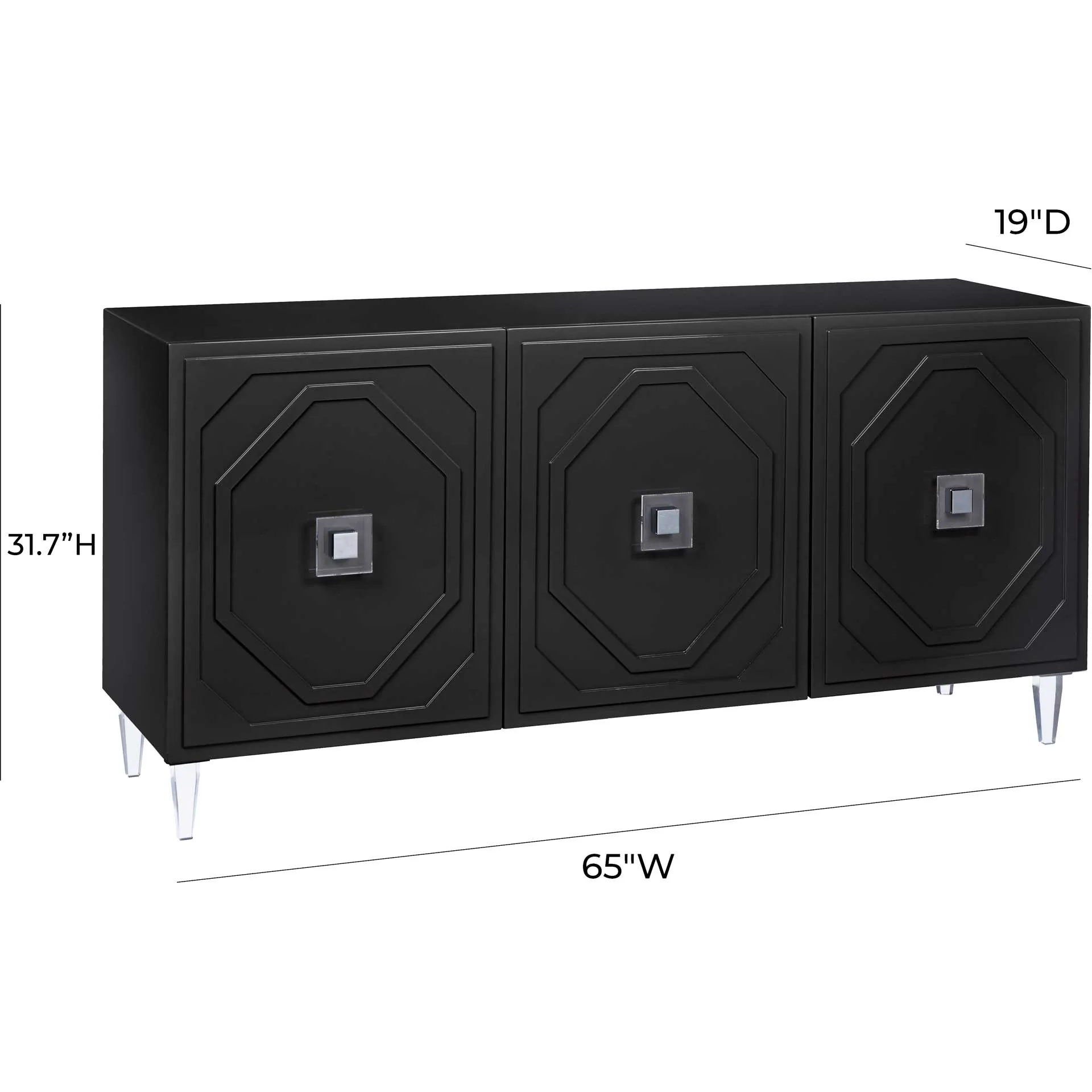Anahi Lacquer Buffet Black - Image 8