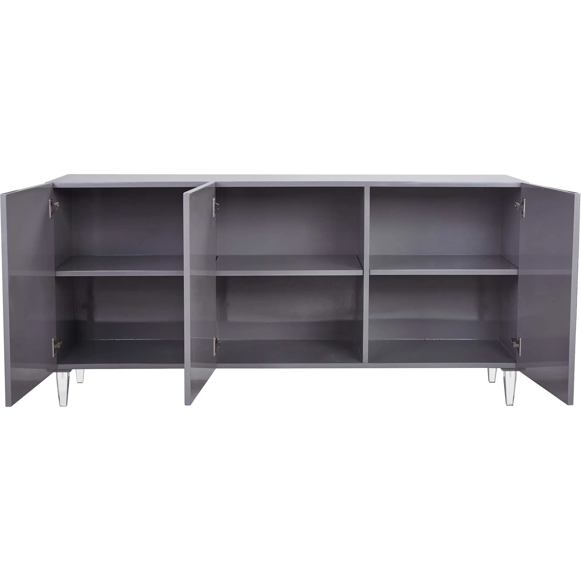 Anahi Lacquer Buffet Gray - Image 4