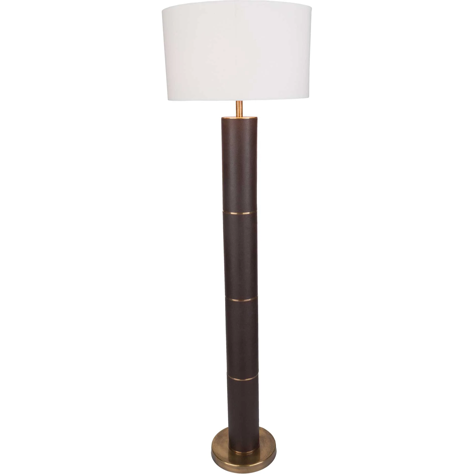 Anakin Floor Lamp Dark Brown/White - Image 2