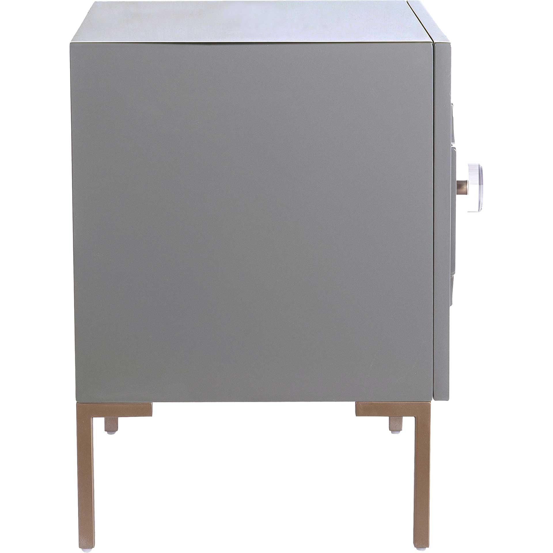 Analiz Lacquer Side Table Gray - Image 3